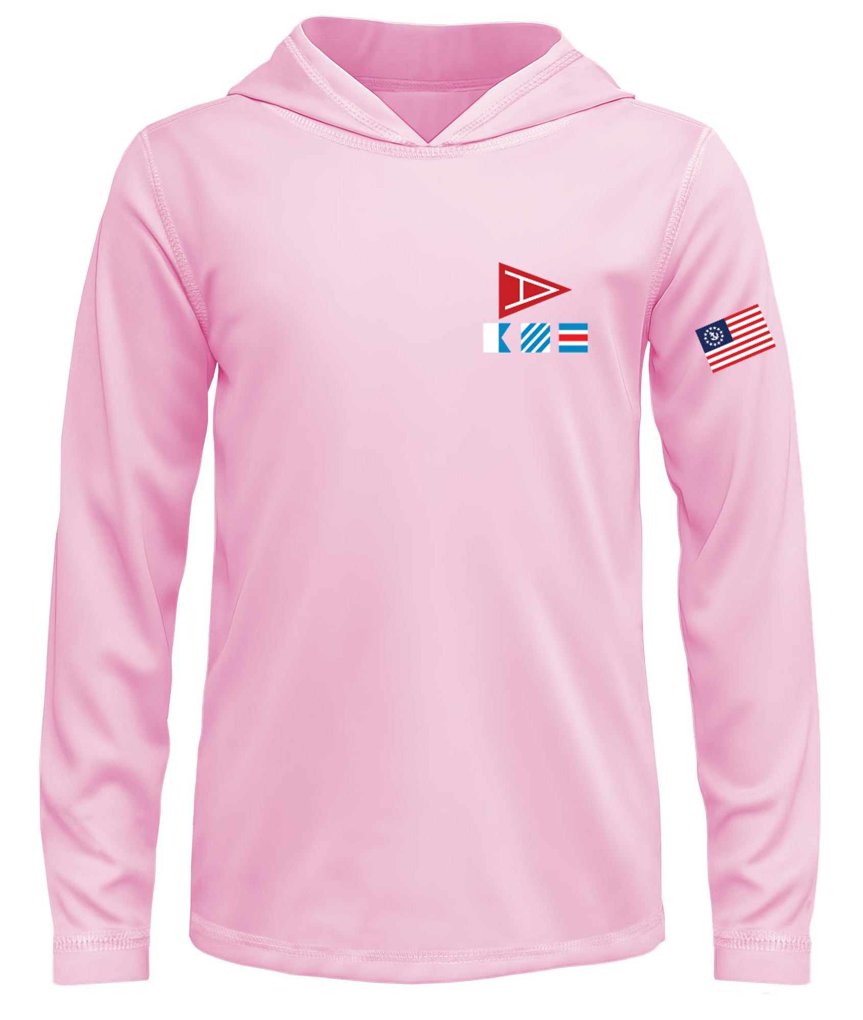Amityville Yacht Club Flag UPF 15+ TODDLER SOLAR HOODIE