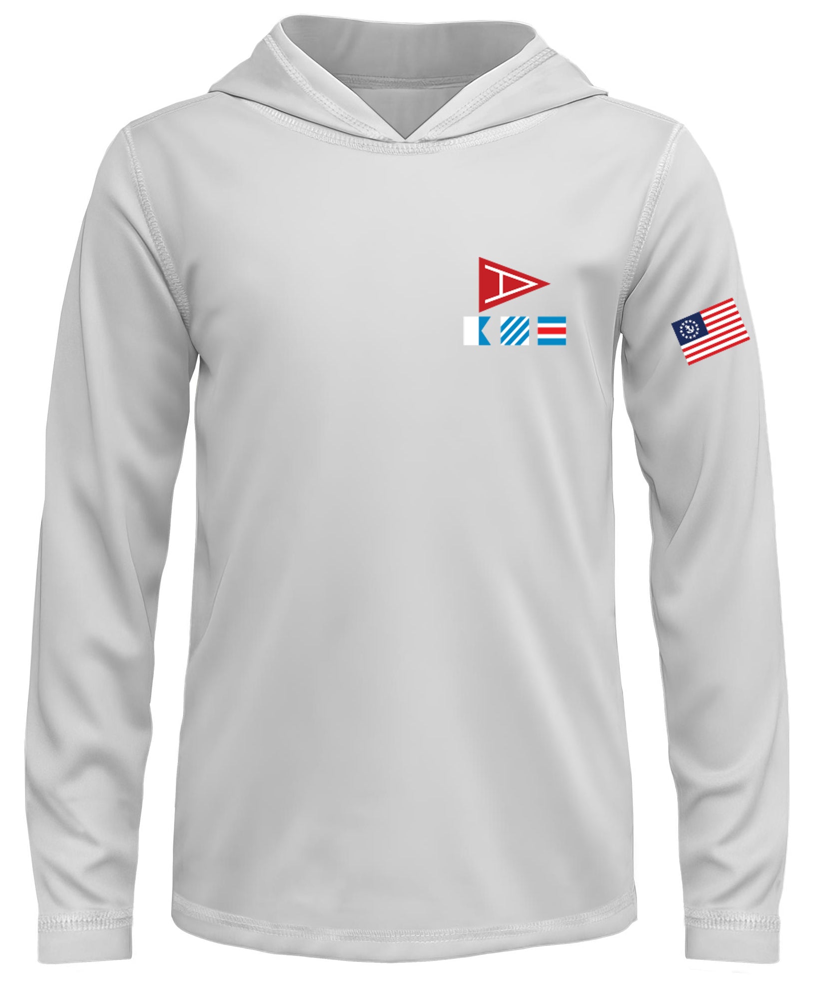 Amityville Yacht Club Flag UPF 15+ TODDLER SOLAR HOODIE