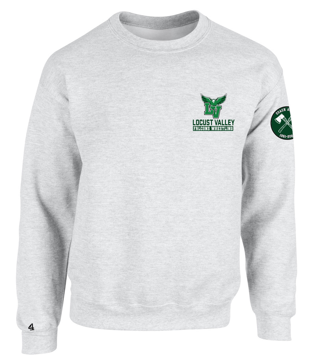 Locust Valley Falcons Wrestling Axman Crewneck Sweatshirt