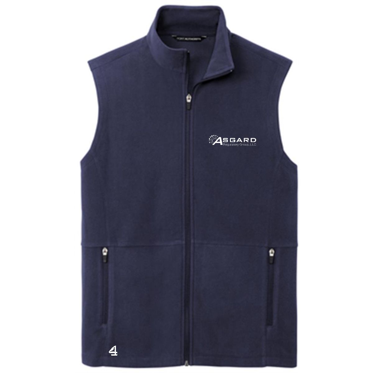 ASGARD Mens Embroidered Microfleece Vest