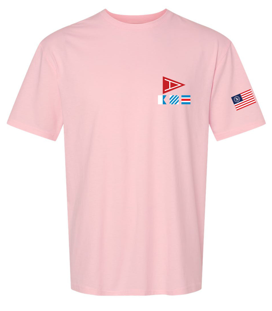 Amityville Yacht Club Flag Graphic T-shirt