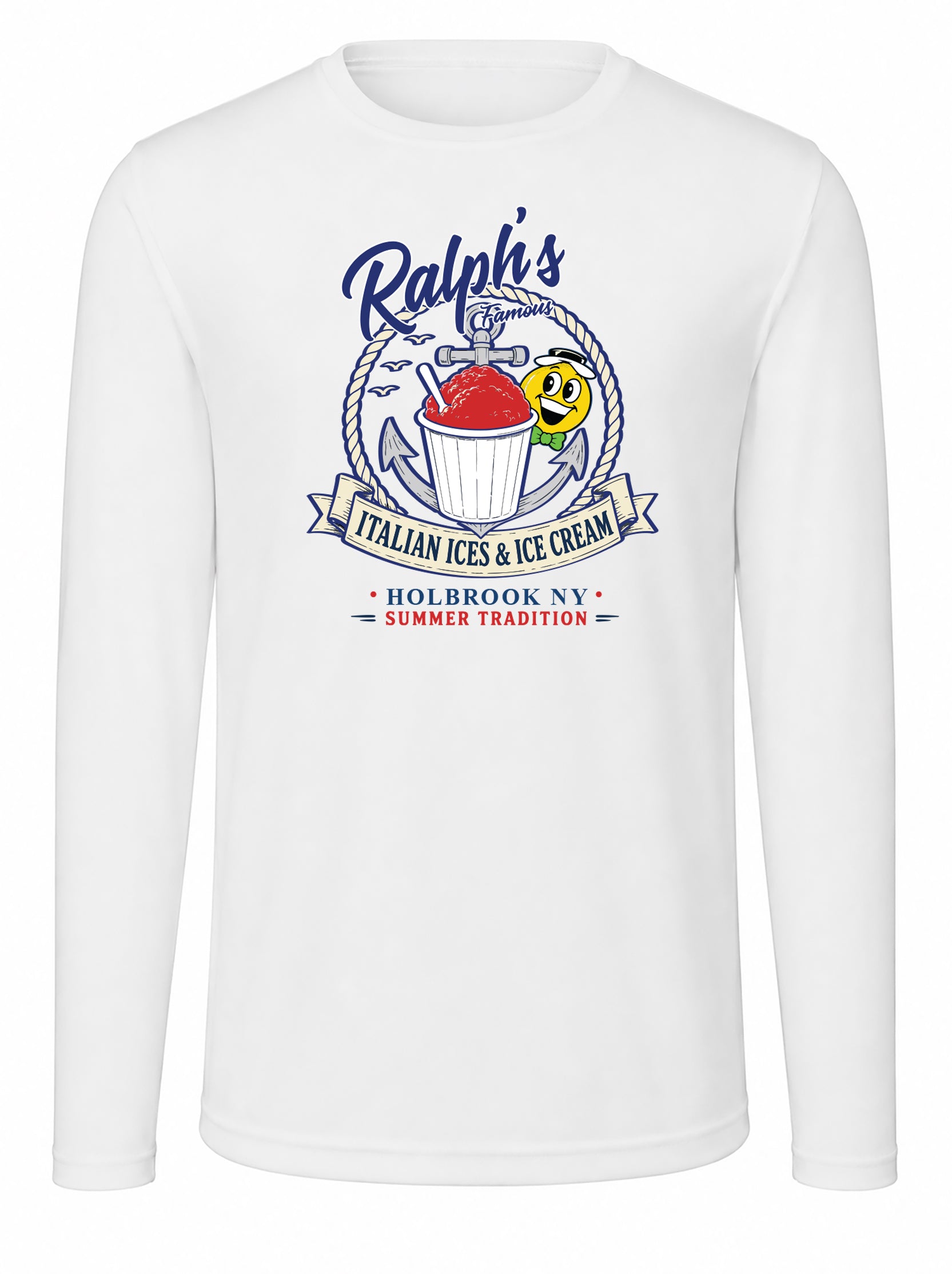 Ralphs Famous Italian Ices & Ice Cream Anchor UPF 50+ UV solar protection Long Sleeve Shirt