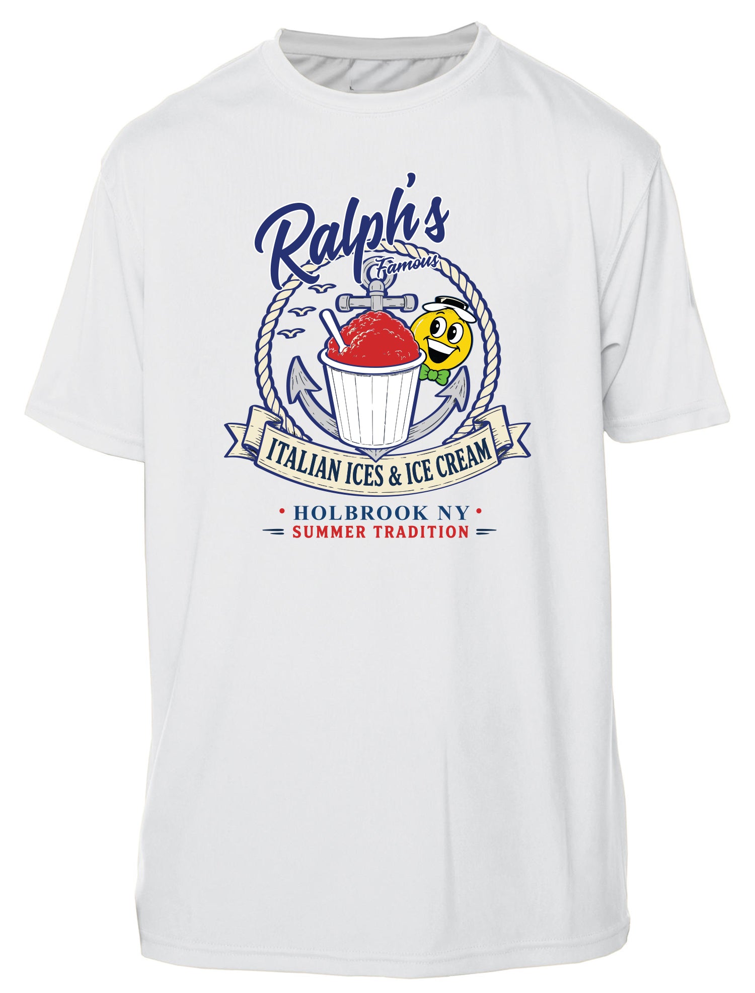 Ralphs Famous Italian Ices & Ice Cream Anchor UPF 50+ UV solar protection Short Sleeve Shirt