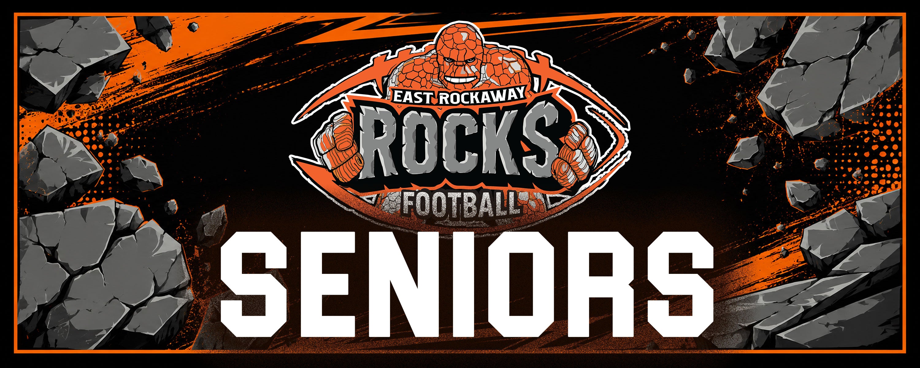 EAST ROCKAWAY FOOTBALL SENIOR BANNER