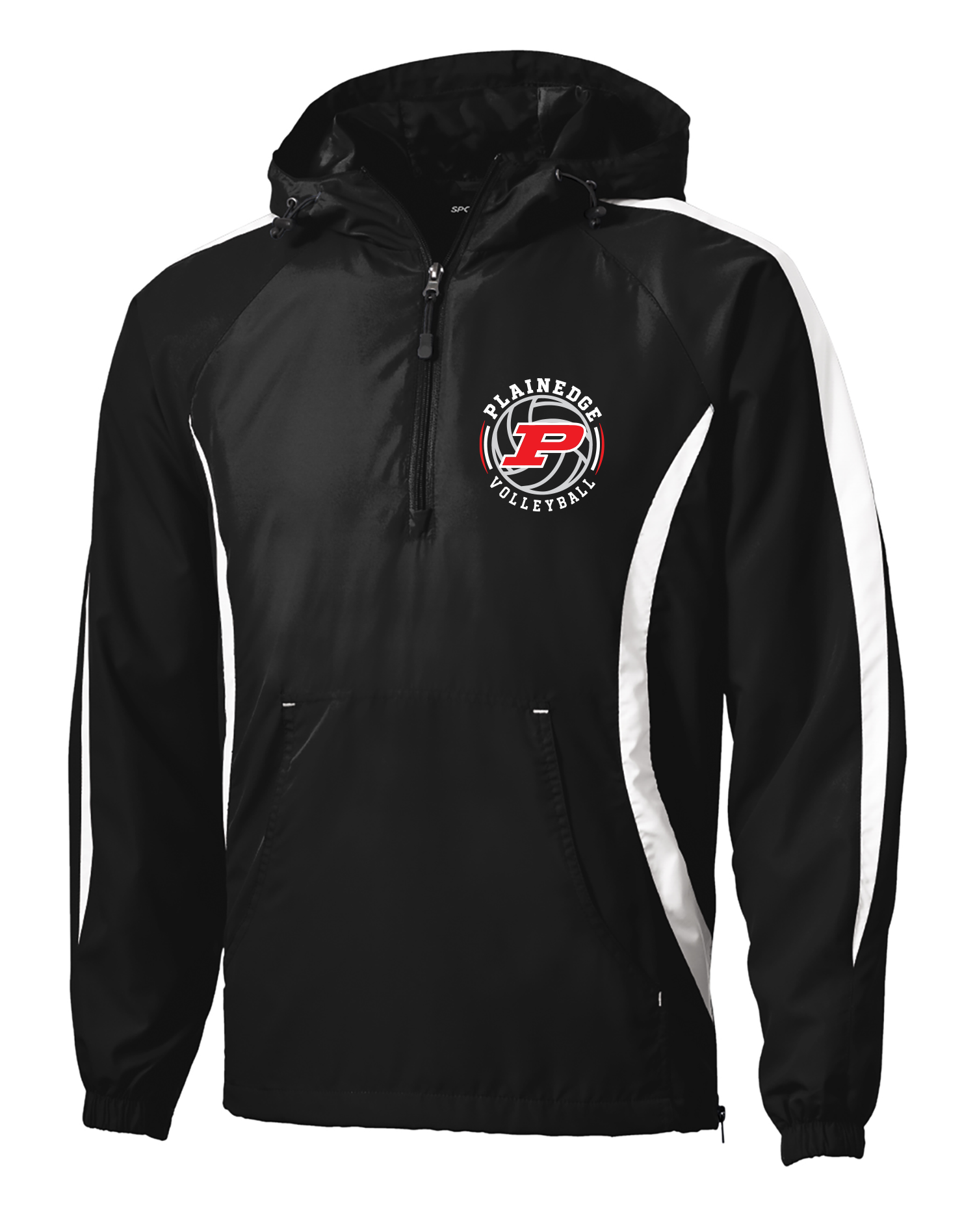 PLAINEDGE VOLLEYBALL Embroidered Colorblock Raglan Jacket