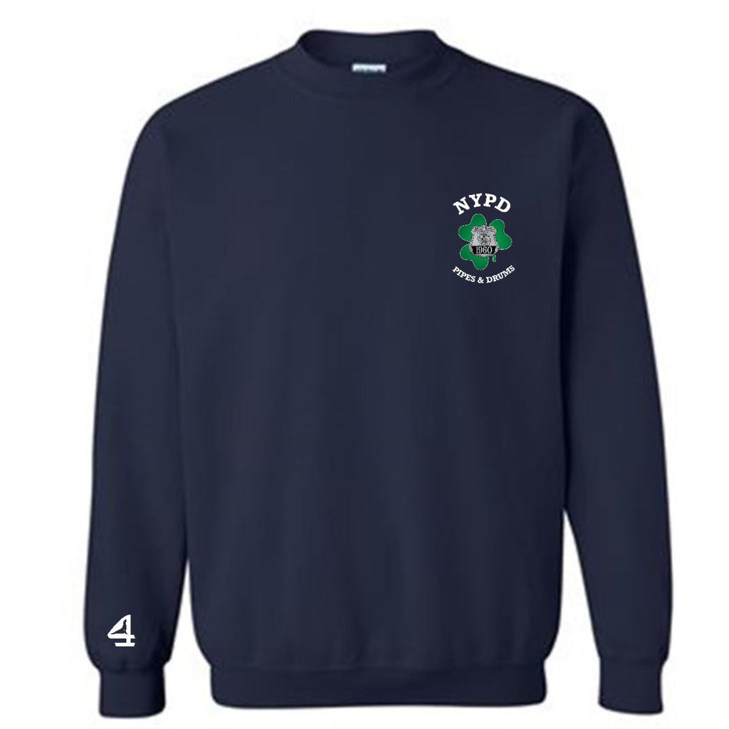NYPD PIPES AND DRUMS Shield Crewneck
