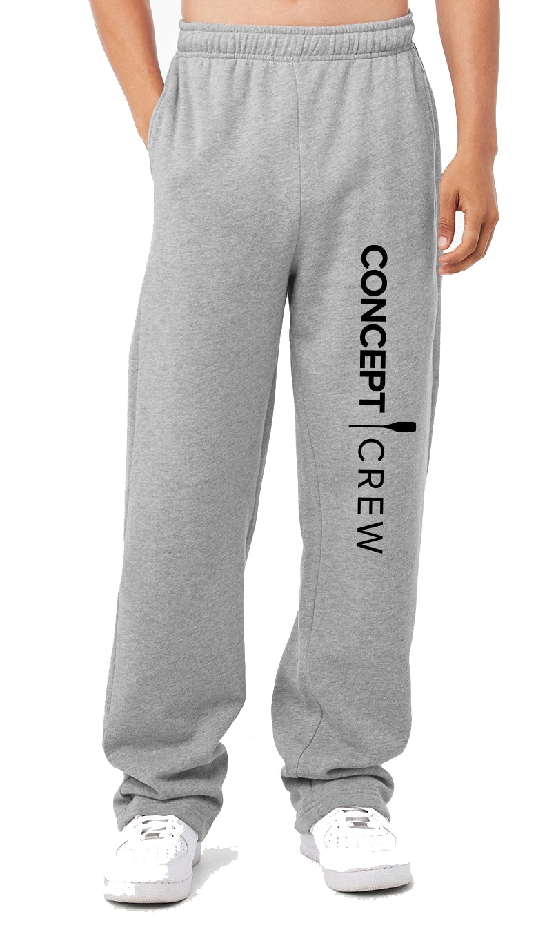 Concept Crew open bottom sweatpants