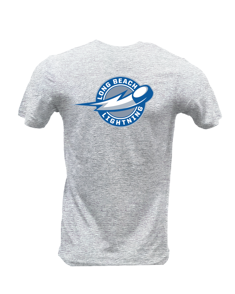 Long Beach Lightning Slap Shot Sleeve Cotton Tee
