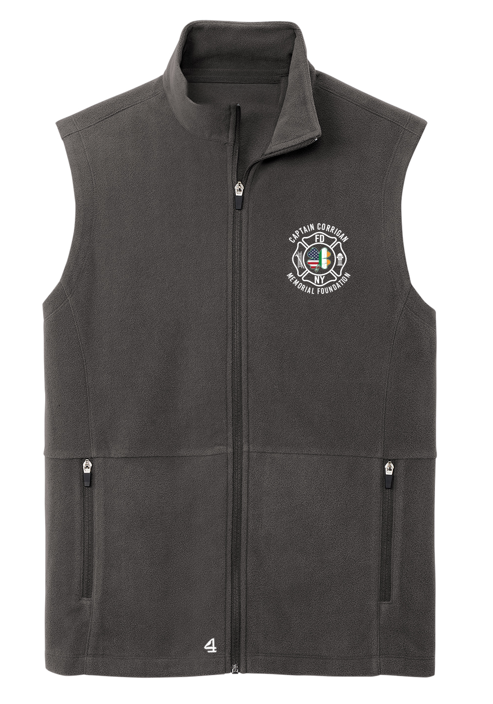 Captain Corrigan Memorial Embroidered Mens Fleece Vest