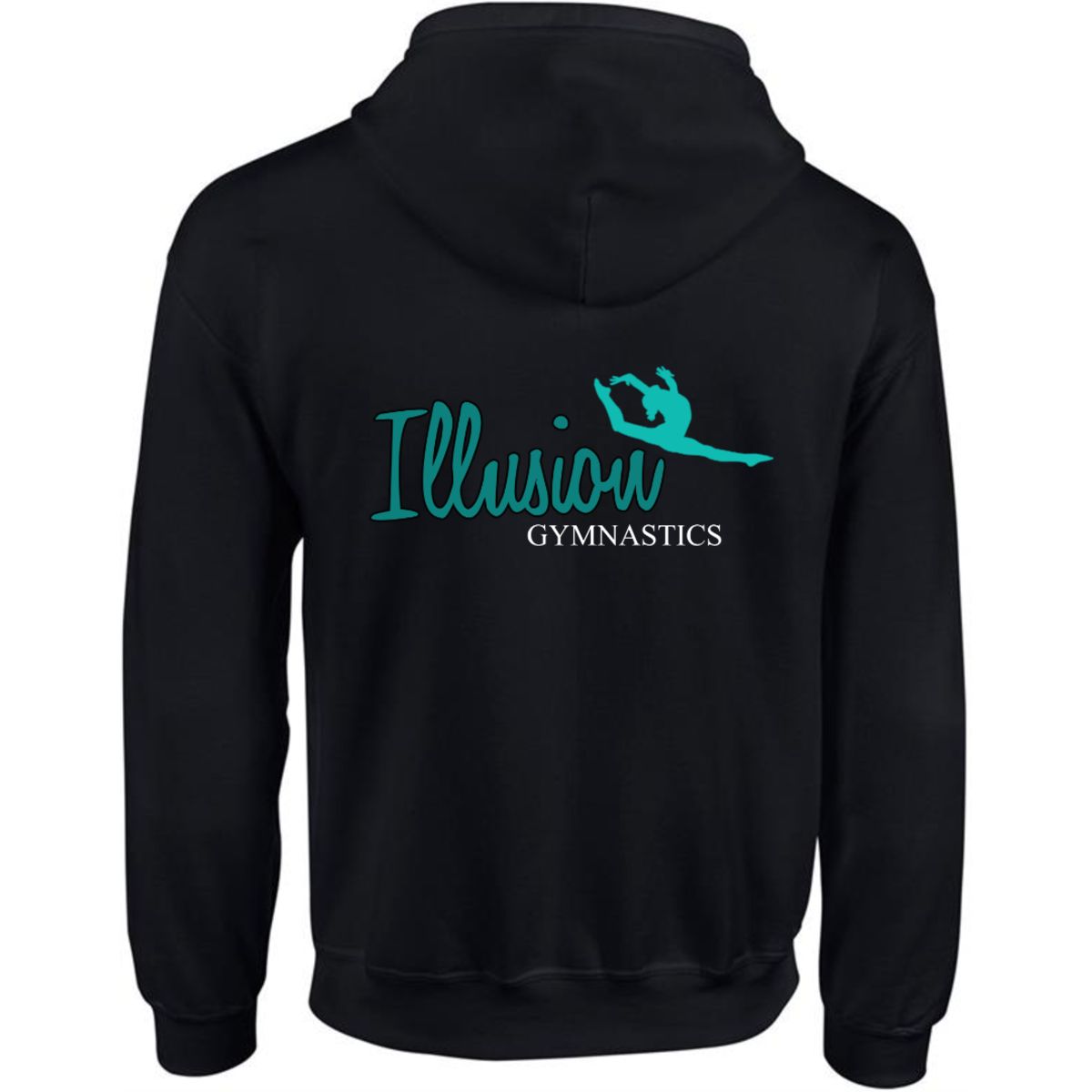 Illusion Gymnastics Adult Heavy Blend Full-Zip Hood