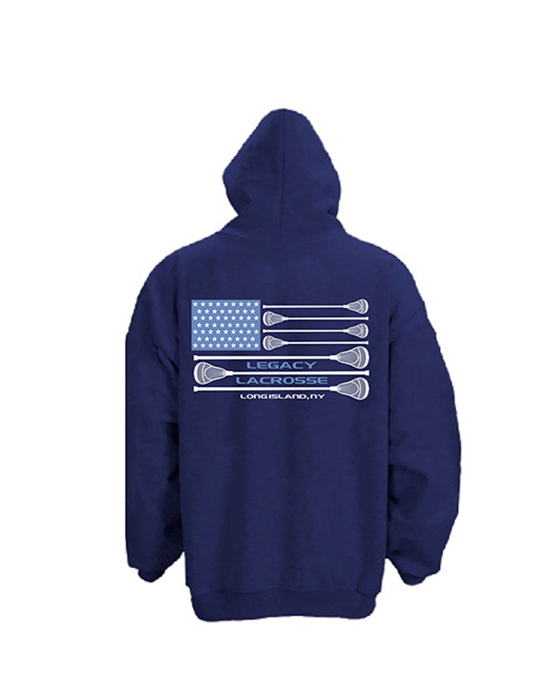 LI Legacy Lax Flag Sweatshirt
