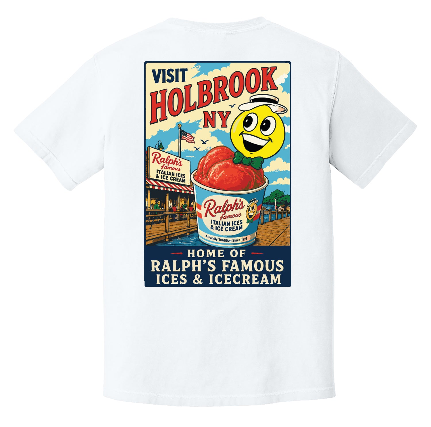 Ralphs Famous Italian Ices & Ice Cream Holbrook NY Tshirt