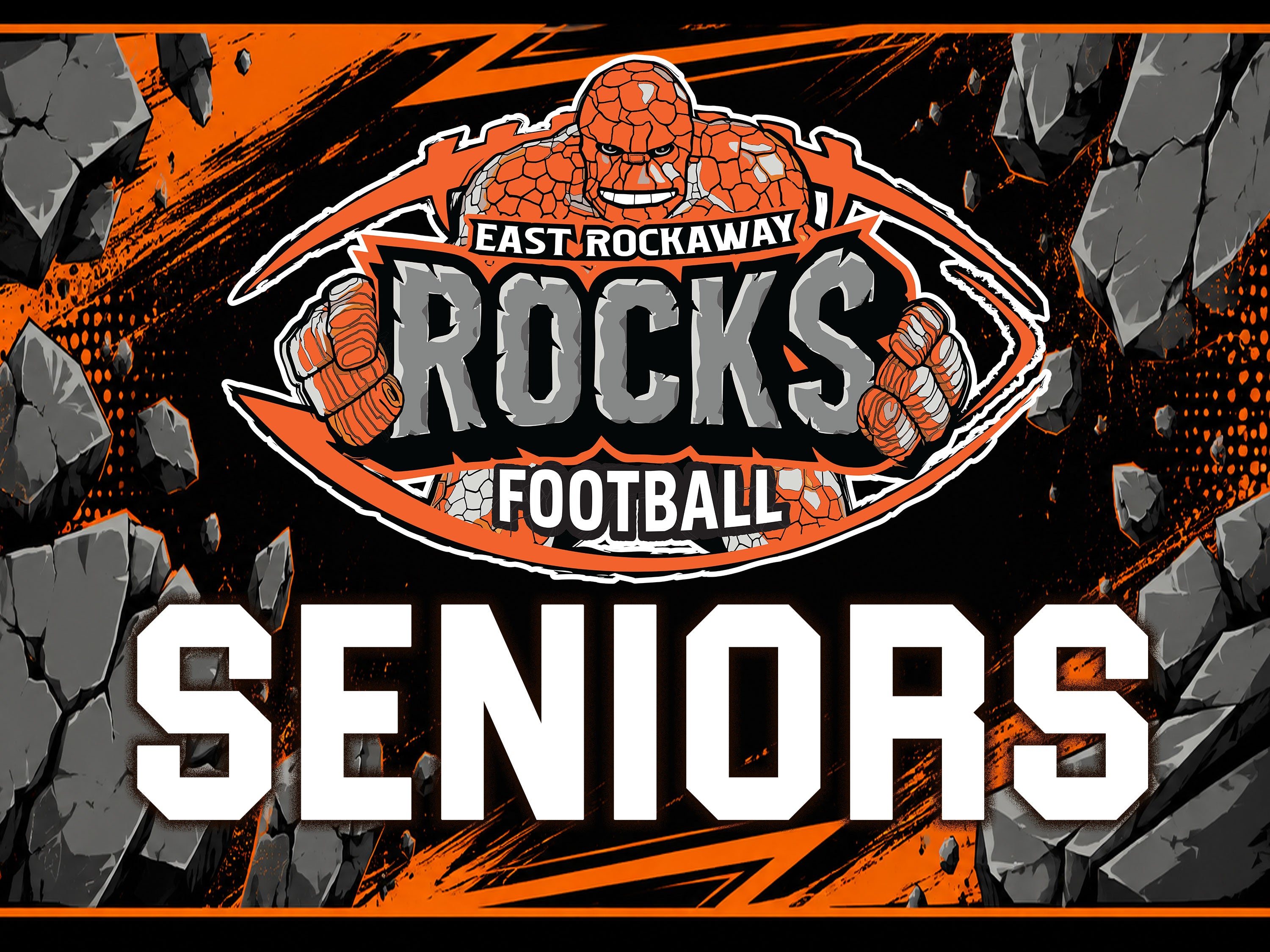 EAST ROCKAWAY FOOTBALL SENIOR BANNER