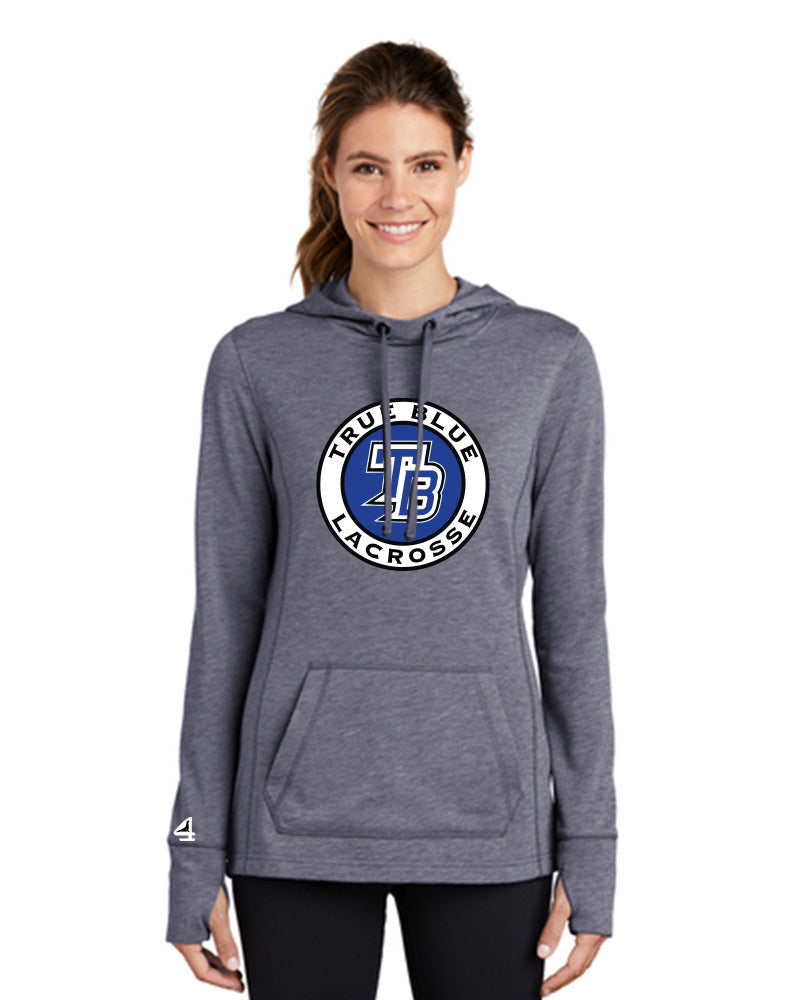 TRUE BLUE Lacrosse Women's Tri-Blend Hoodie