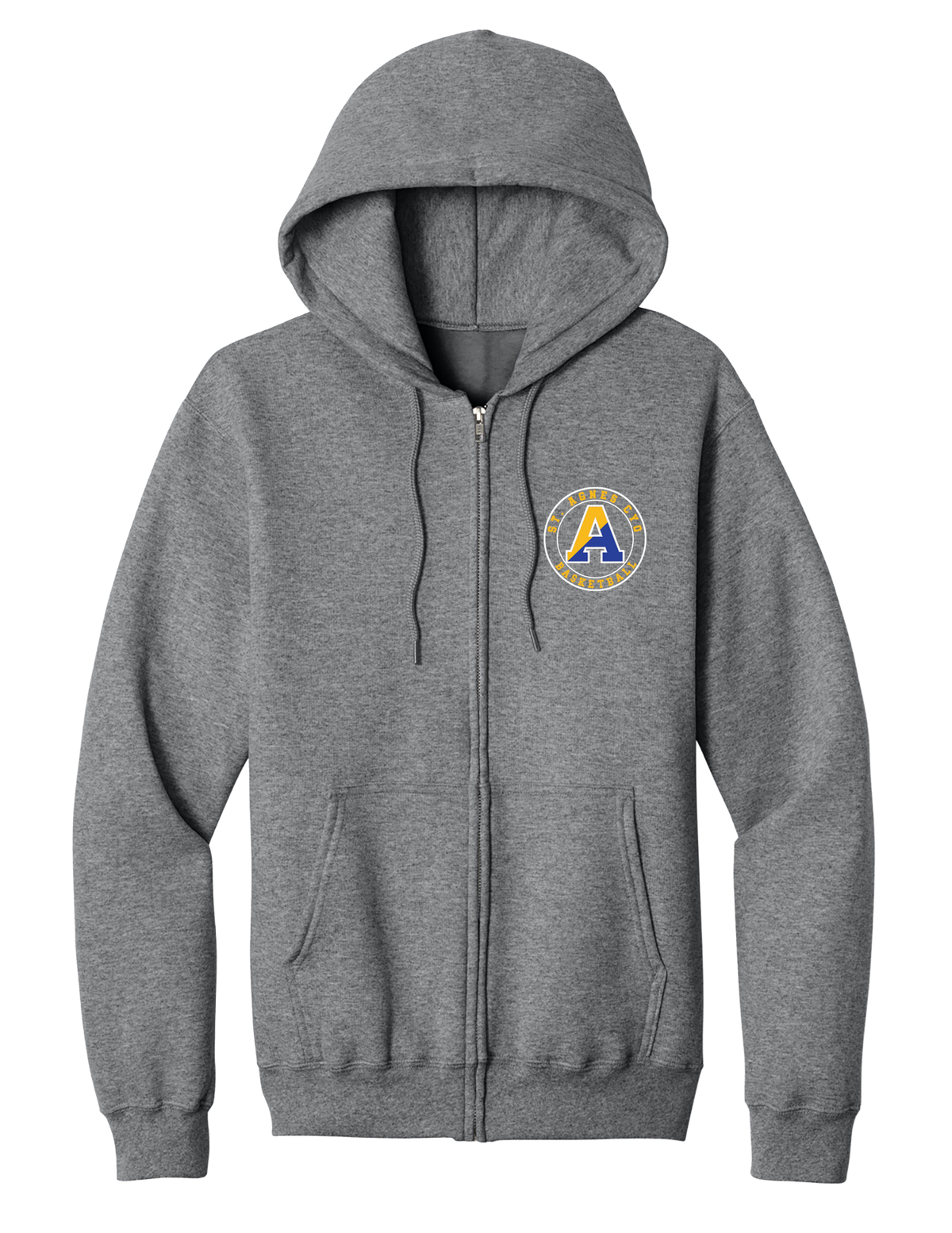 ST AGNES BASKETBALL FULL ZIP Hoodie
