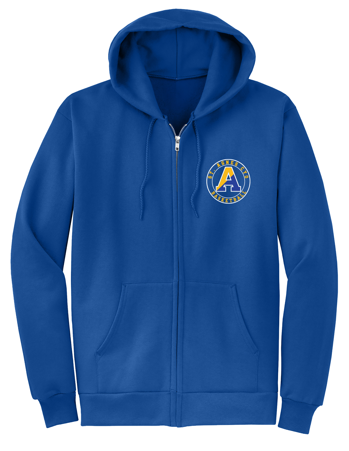 ST AGNES BASKETBALL FULL ZIP Hoodie