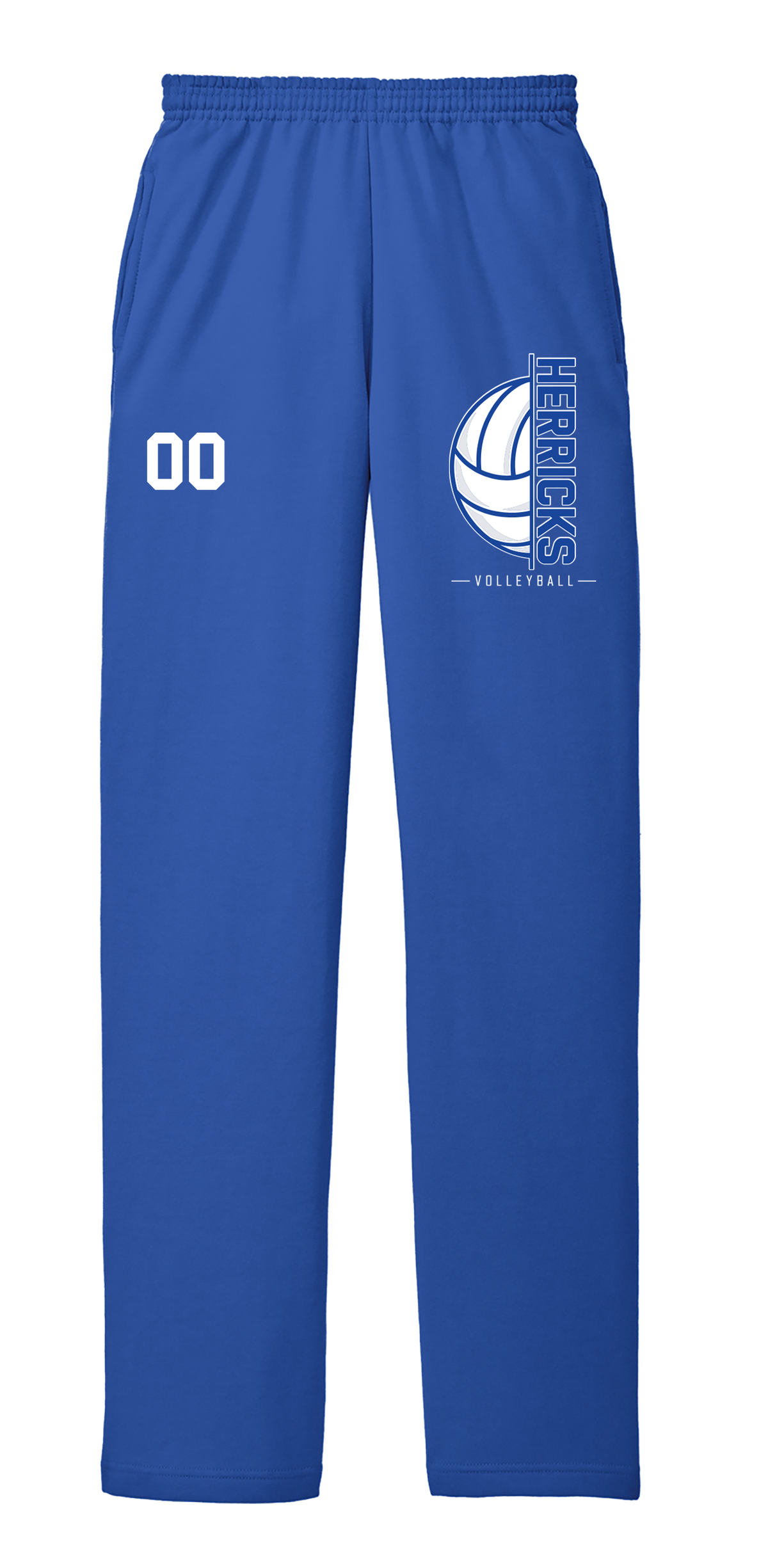 HERRICKS VOLLEYBALL OPEN BOTTOM SWEATPANTS PC78P