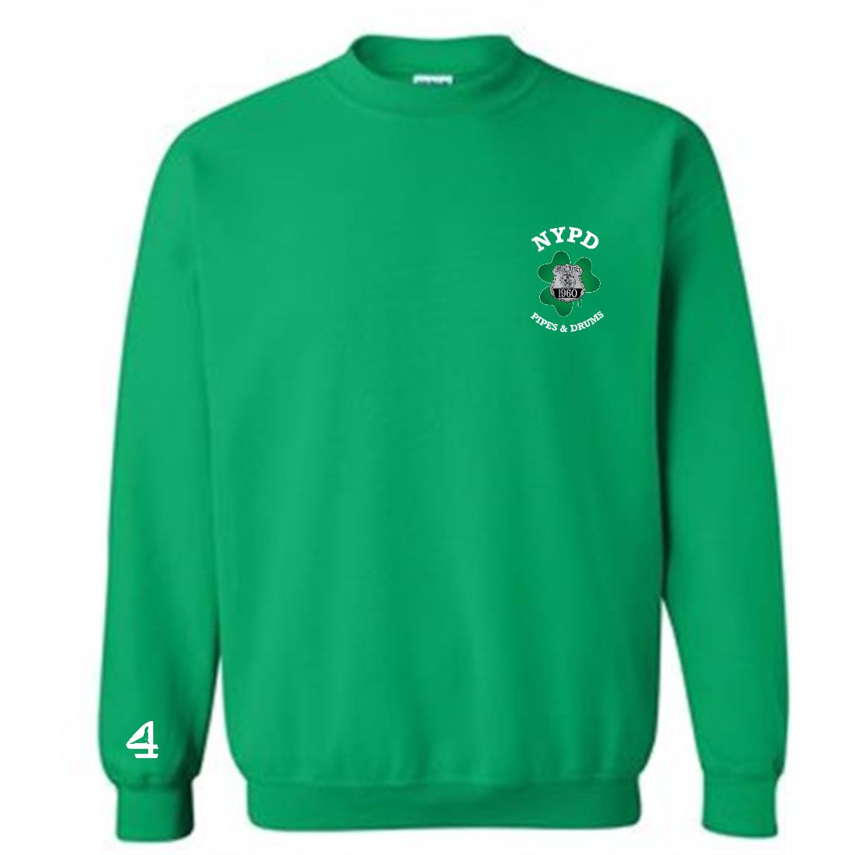 NYPD PIPES AND DRUMS Shield Crewneck