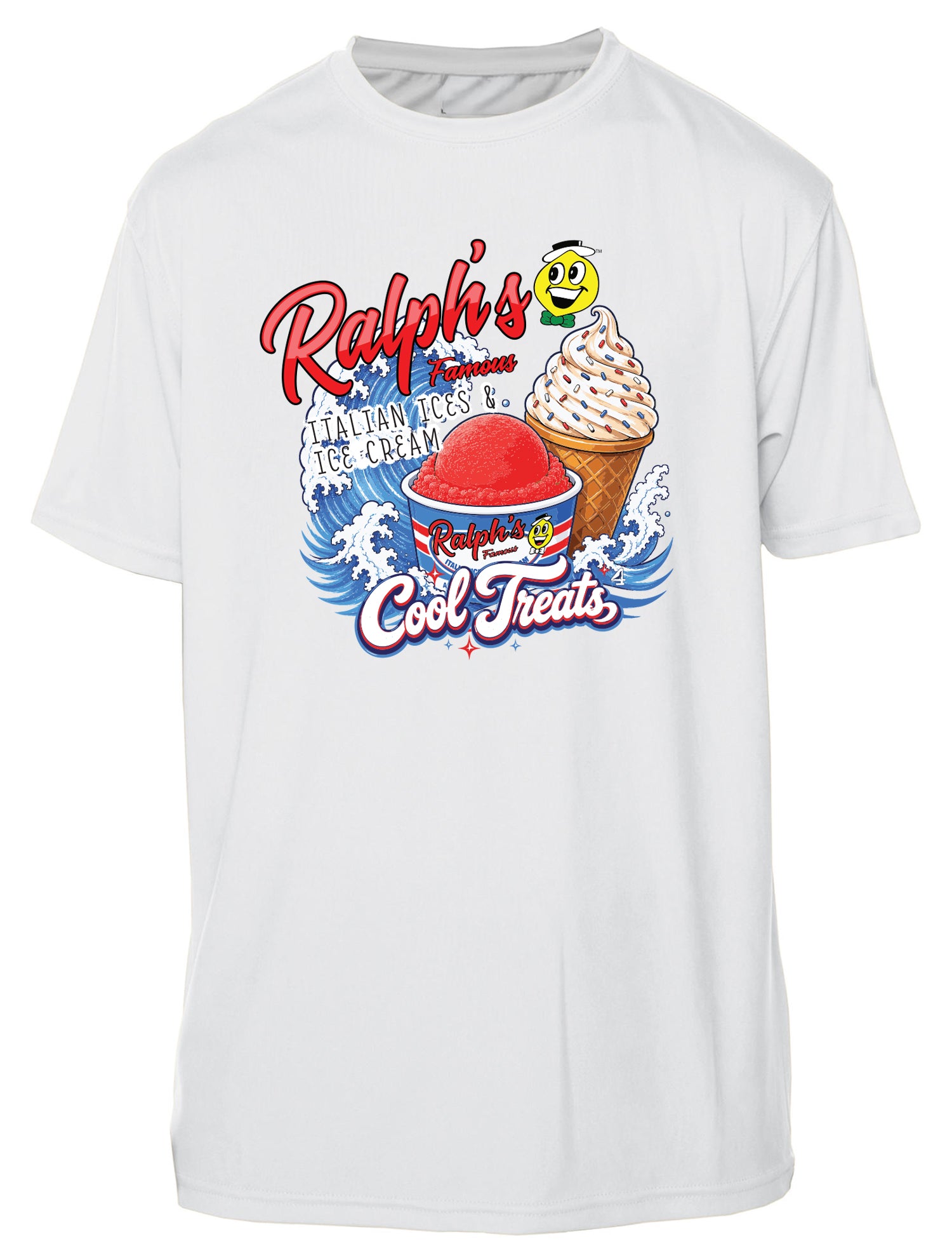 Ralphs Famous Italian Ices & Ice Cream Wave UPF 50+ UV solar protection Short Sleeve Shirt
