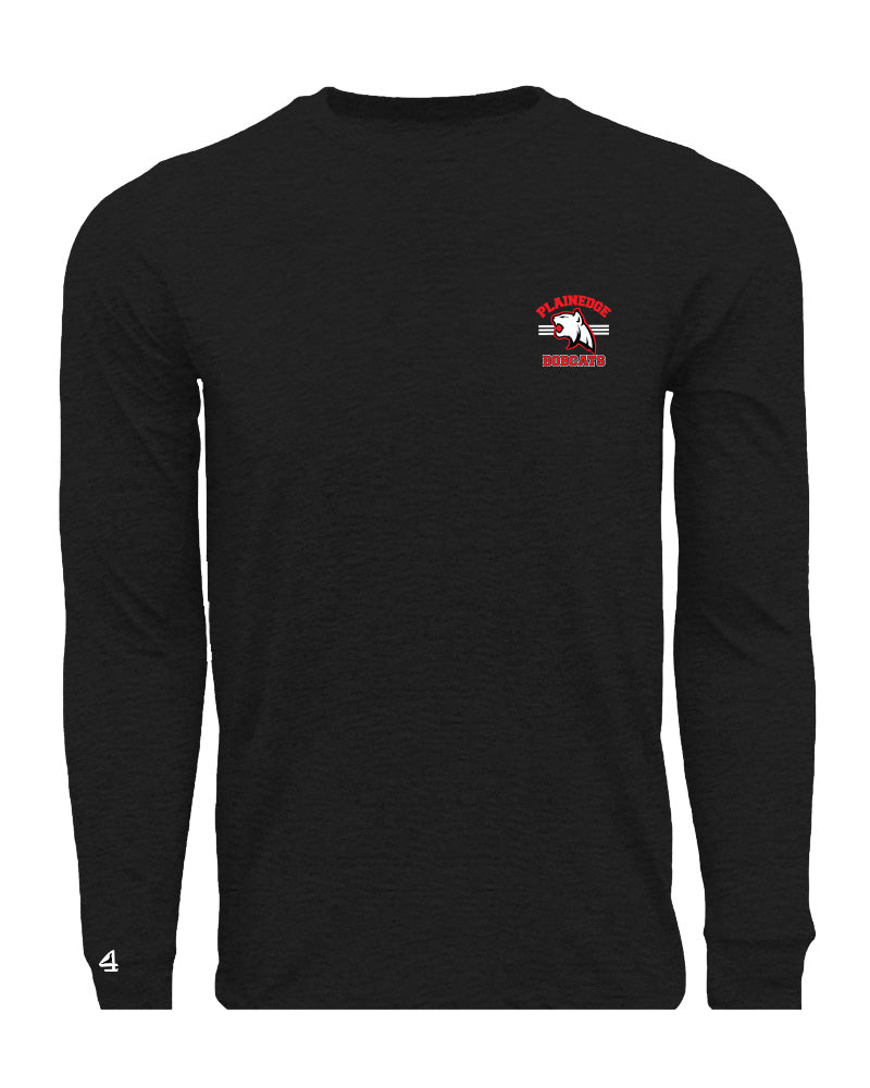 Bobcats Football Touchdown Cotton  Long Sleeve Tee