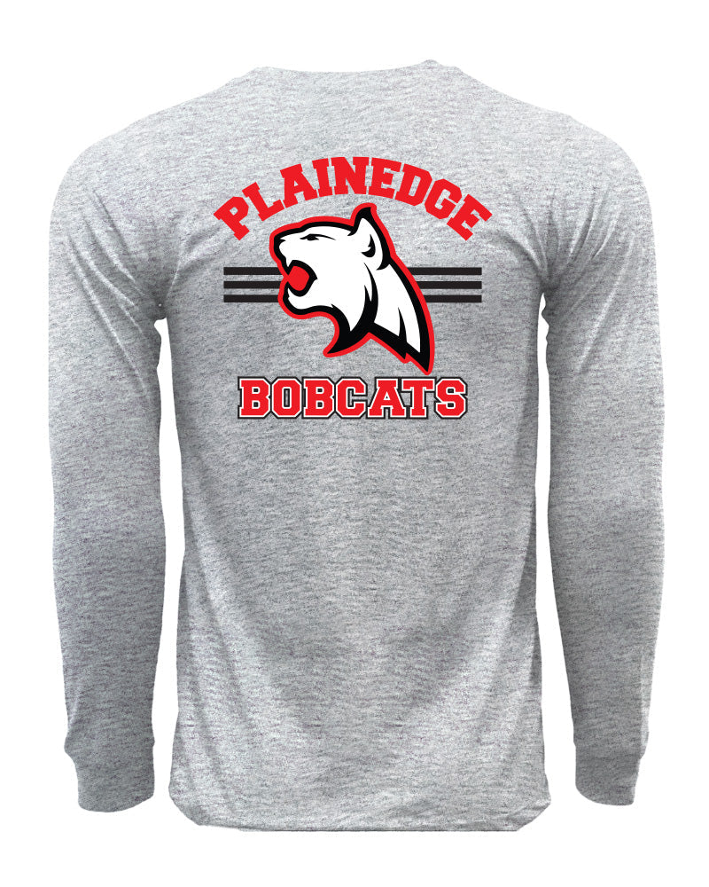 Bobcats Football Touchdown Cotton  Long Sleeve Tee
