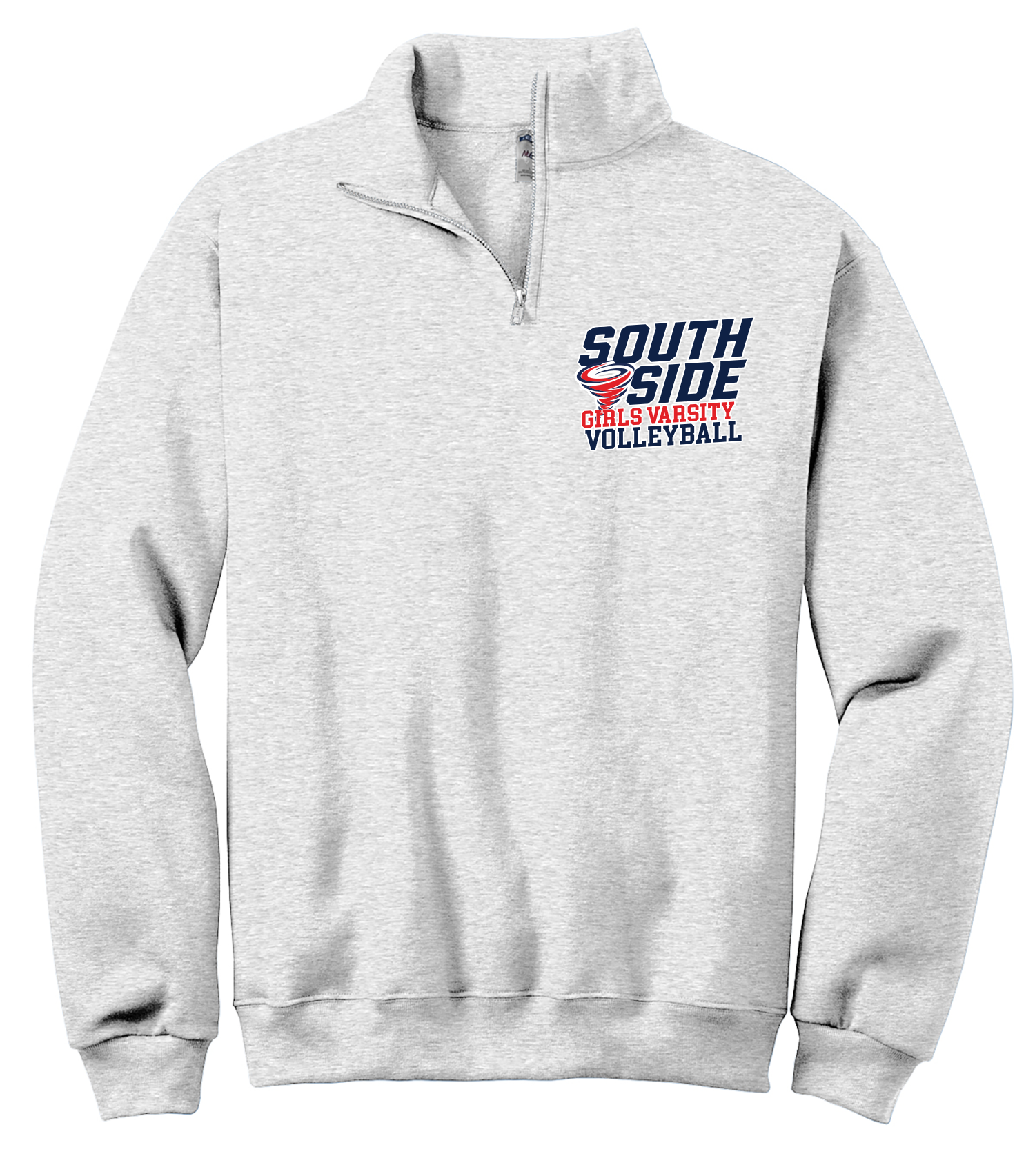 SOUTH SIDE GIRLS VARSITY VOLLEYBALL 1/4 zip sweatshirt
