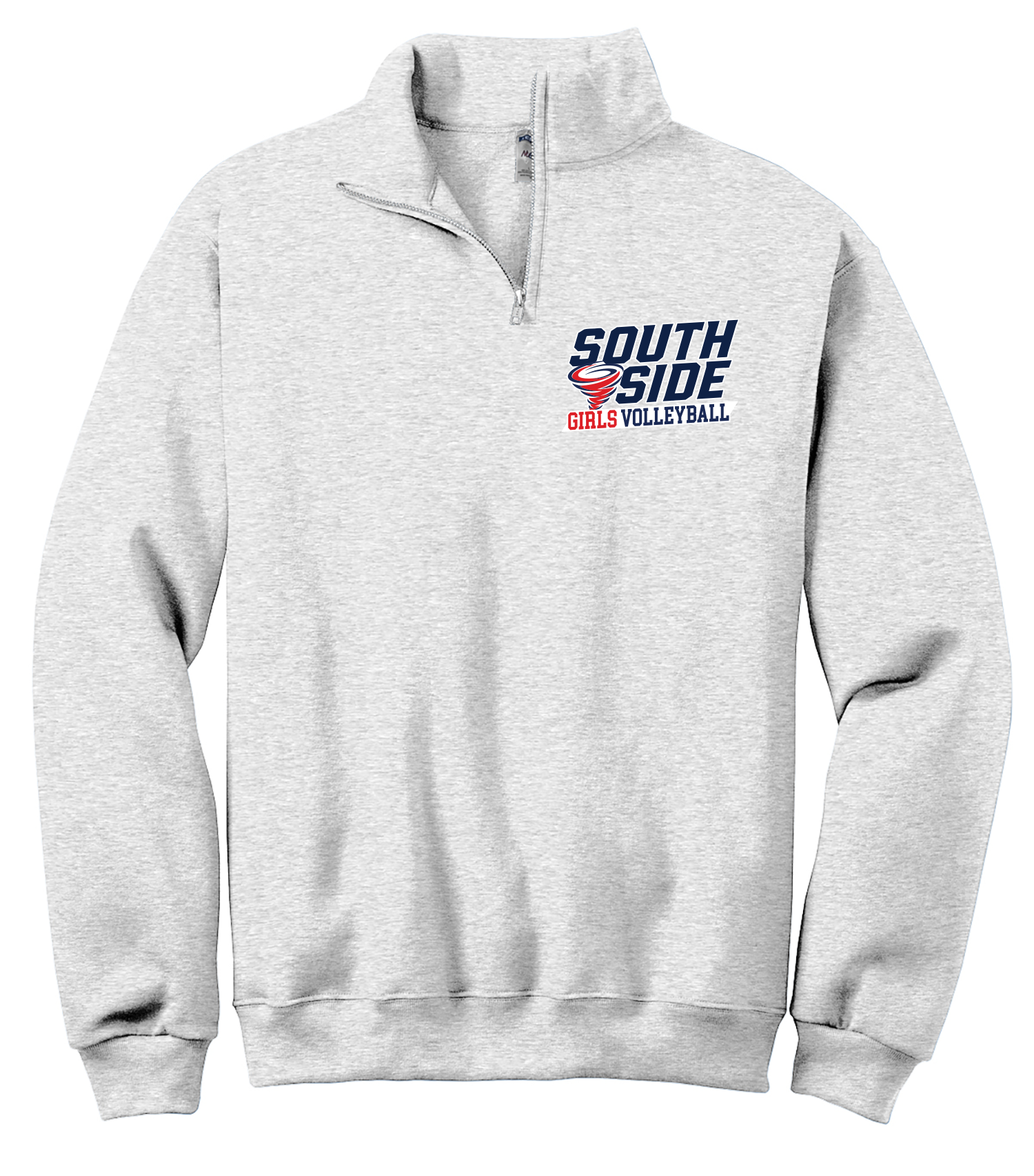 SOUTH SIDE GIRLS VOLLEYBALL 1/4 zip sweatshirt