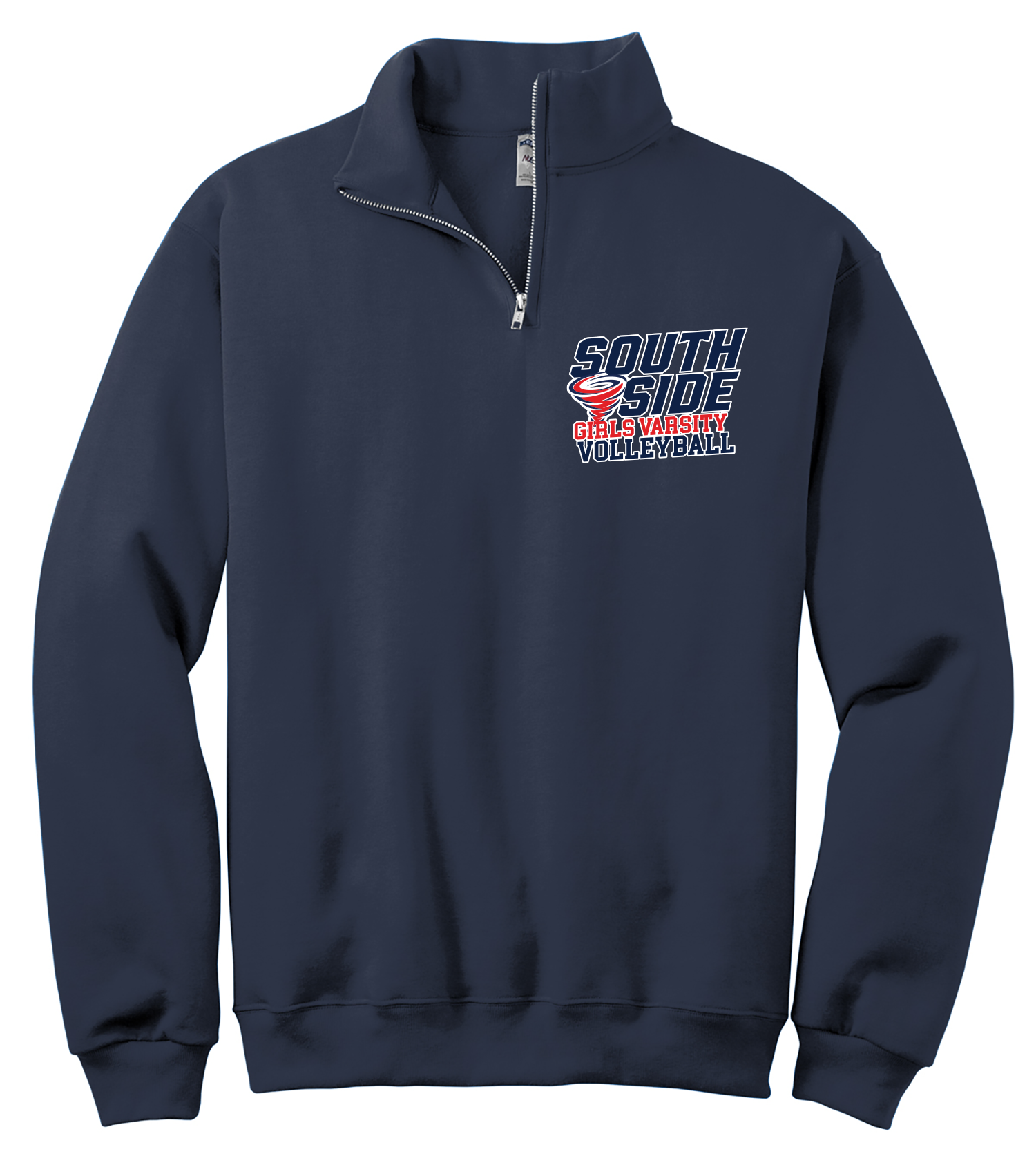 SOUTH SIDE GIRLS VARSITY VOLLEYBALL 1/4 zip sweatshirt