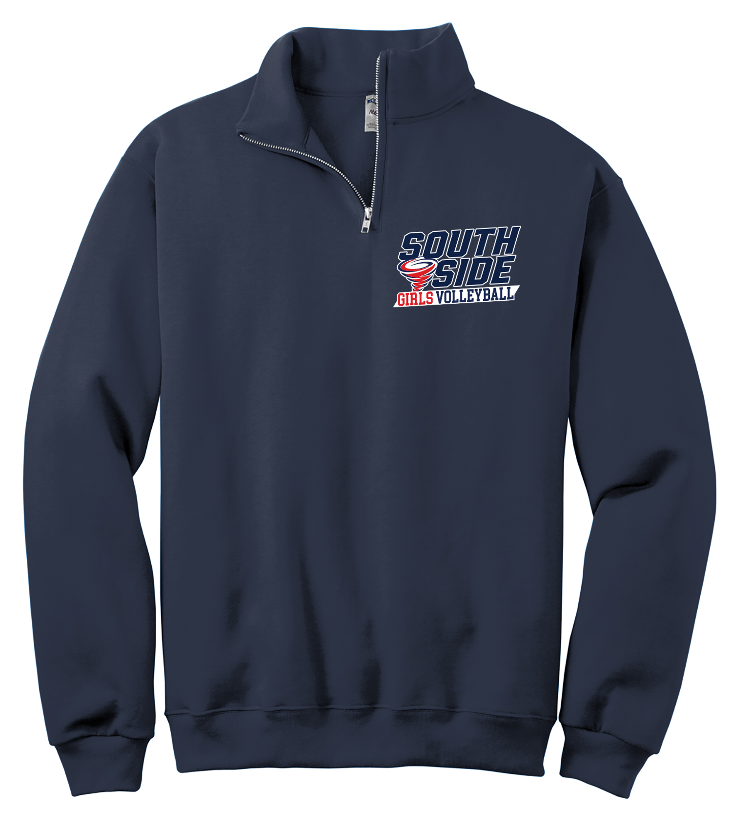 SOUTH SIDE GIRLS VOLLEYBALL 1/4 zip sweatshirt