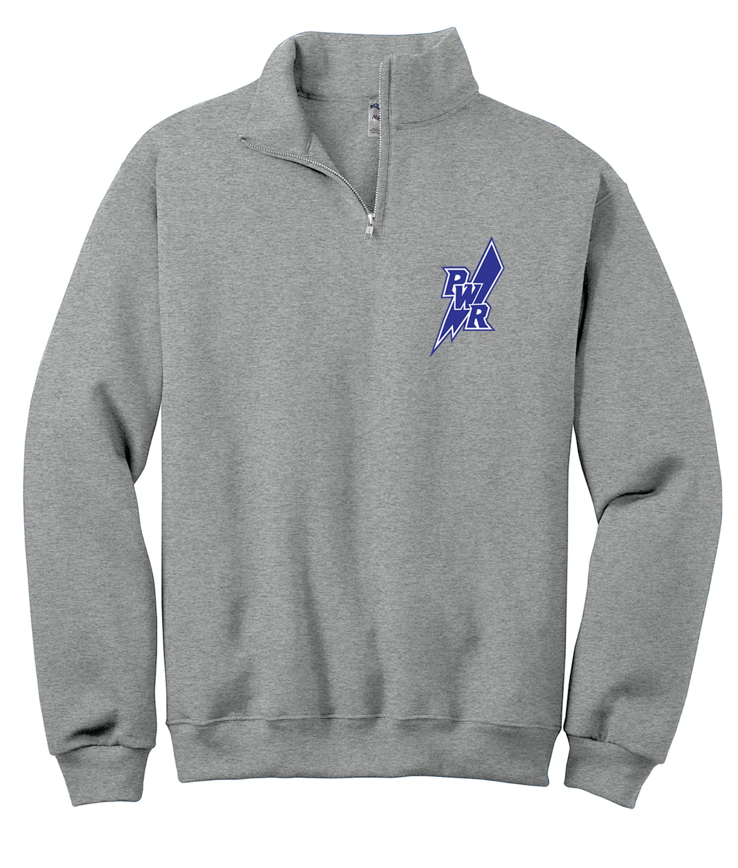PWR Lightning bolt Printed Cadet 1/4 zip