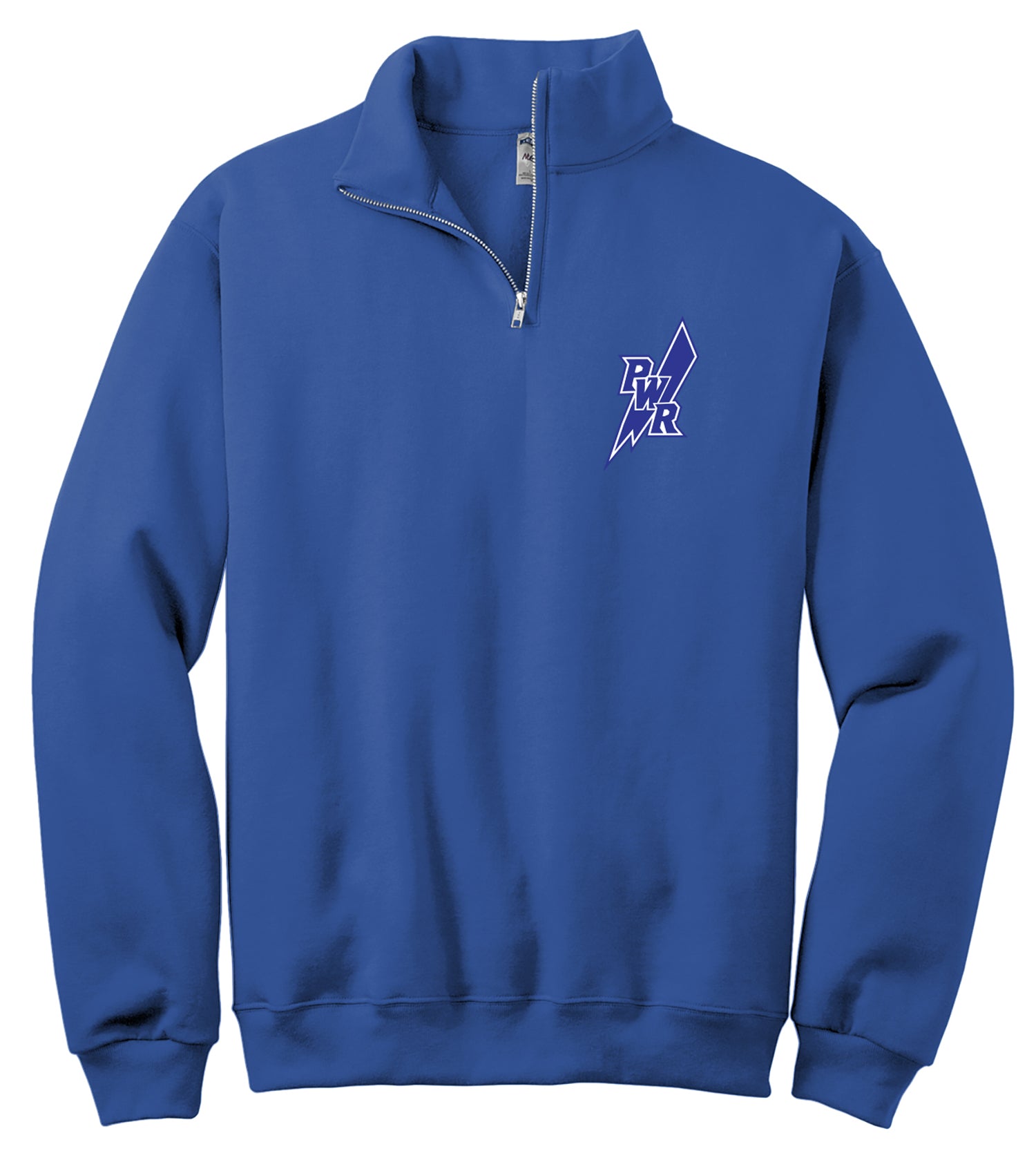 PWR Lightning bolt Printed Cadet 1/4 zip