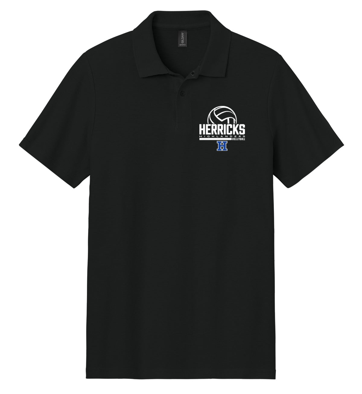 HERRICKS VOLLEYBALL PRINTED PERFORMANCE MEN'S POLO 64800