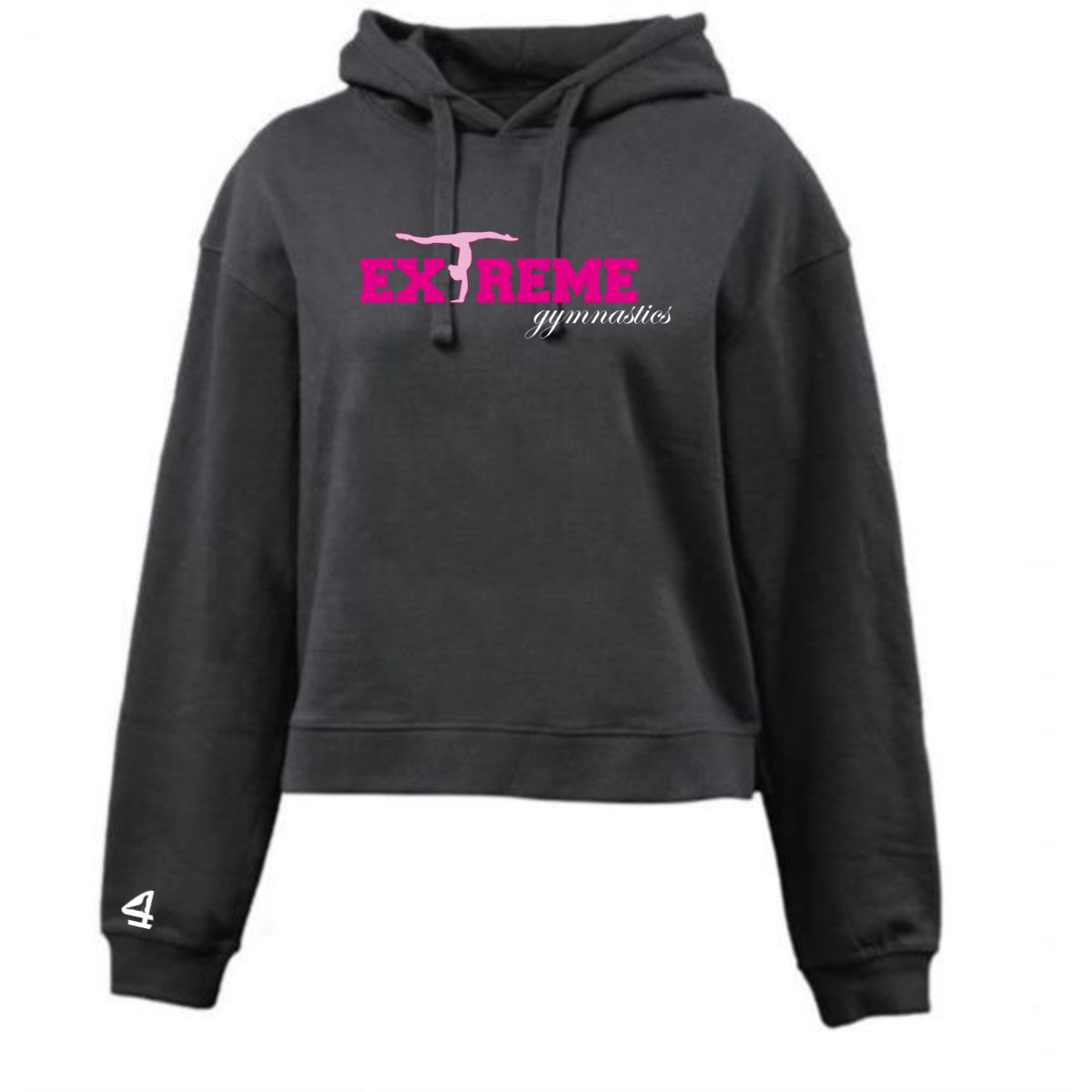 Extreme Gymnastics Adult Crop Fleece Hoodie