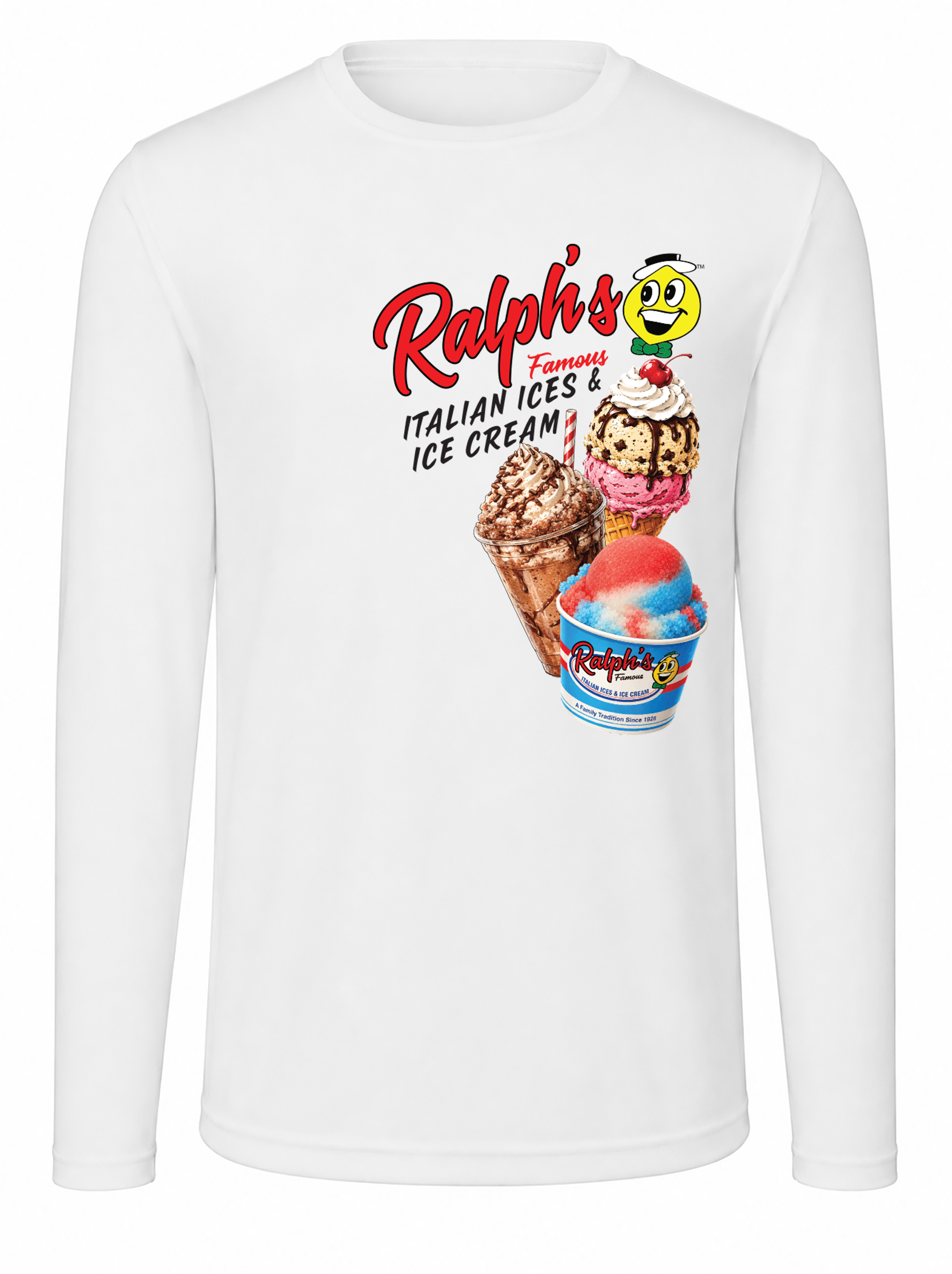 Ralphs Famous Italian Ices & Ice Cream UPF 50+ UV solar protection Long Sleeve Shirt