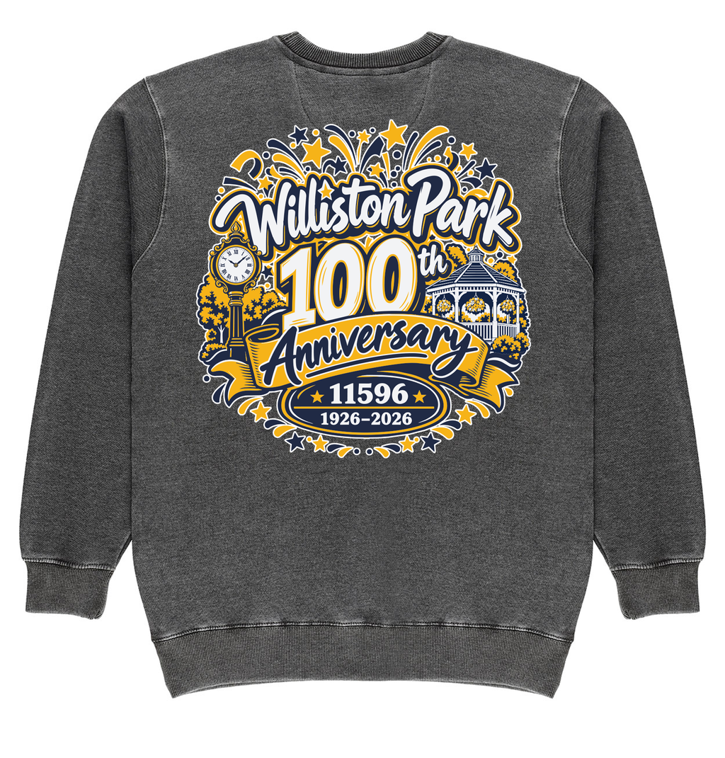 WILLISTON PARK 100TH ANNIVERSARY VINTAGE CREWNECK