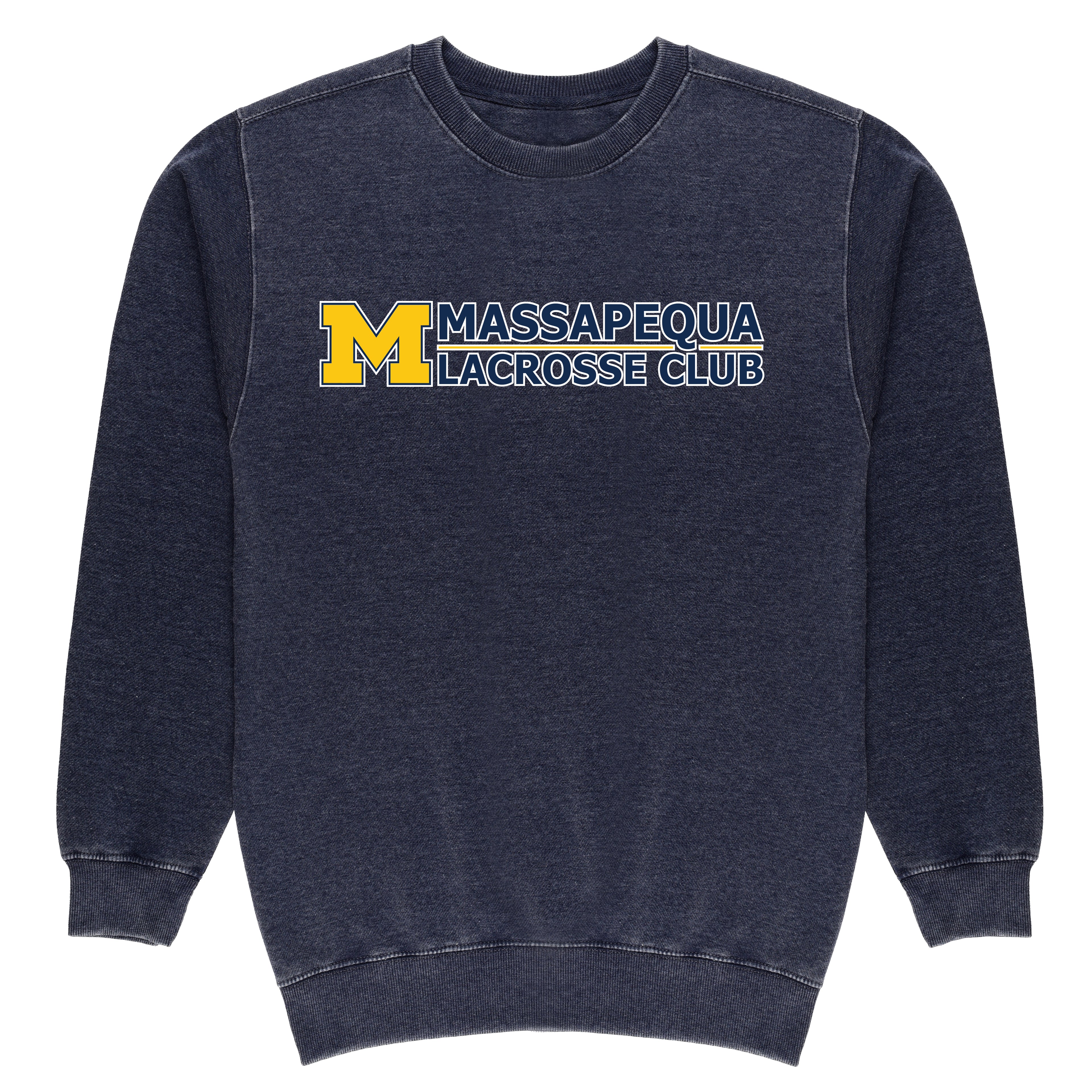 Massapequa Lacrosse Club Mid Weight Premium Vintage Crewneck