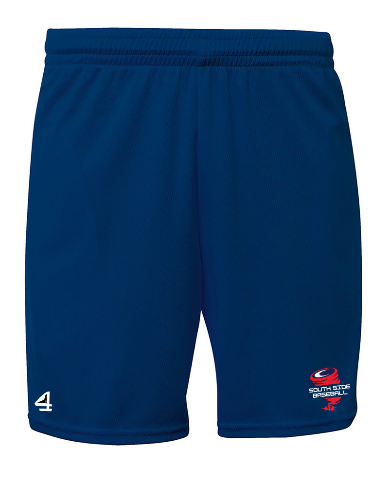 Cyclones  Baseball 7" Mesh Shorts w/Pockets