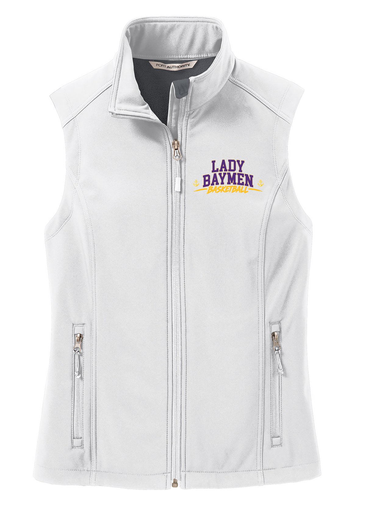 Oyster Bay Ladies Basketball Embroidered Shell Vest