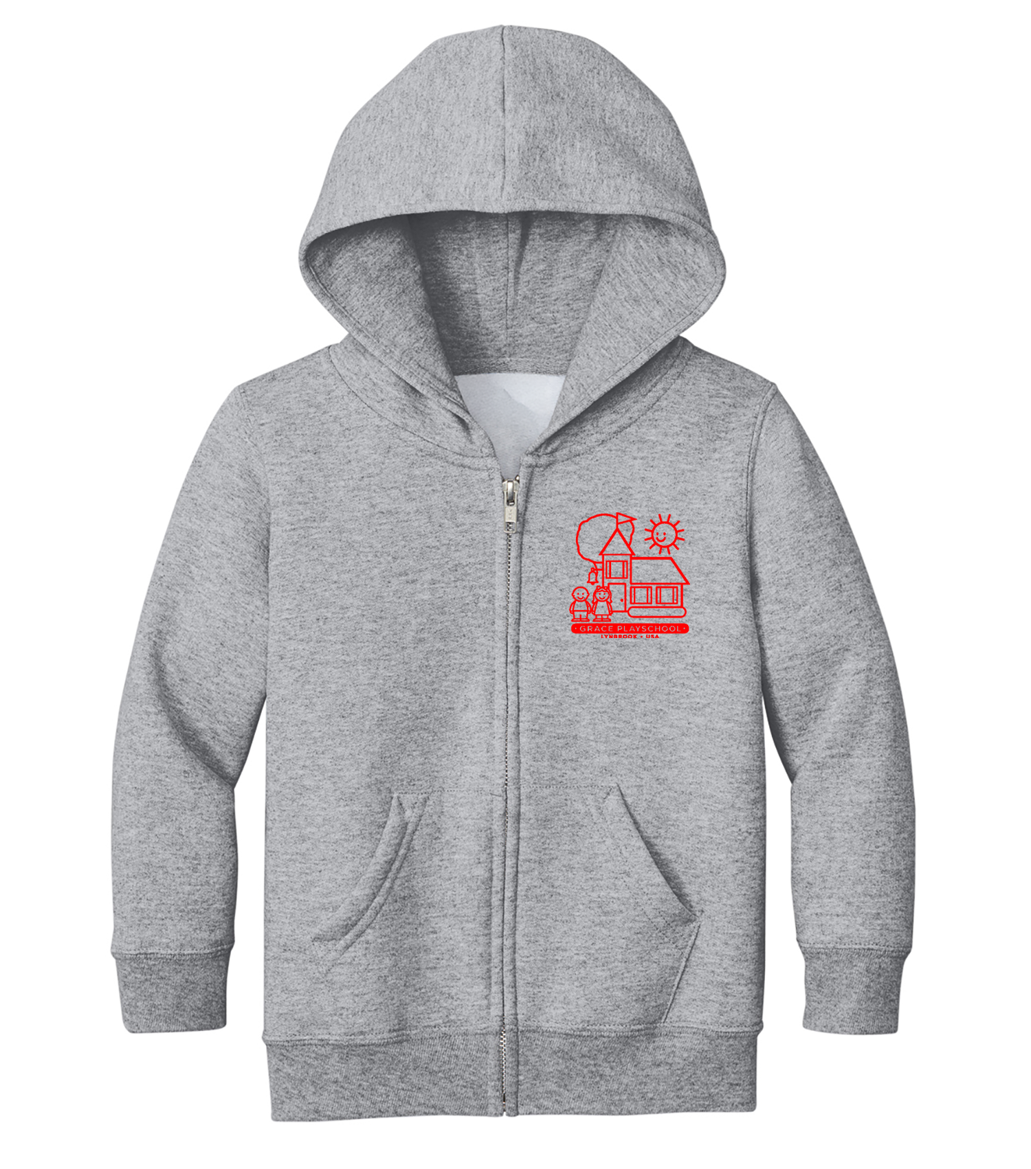 GRACE PLAYSCHOOL TODDLER FULL ZIP HOODIE