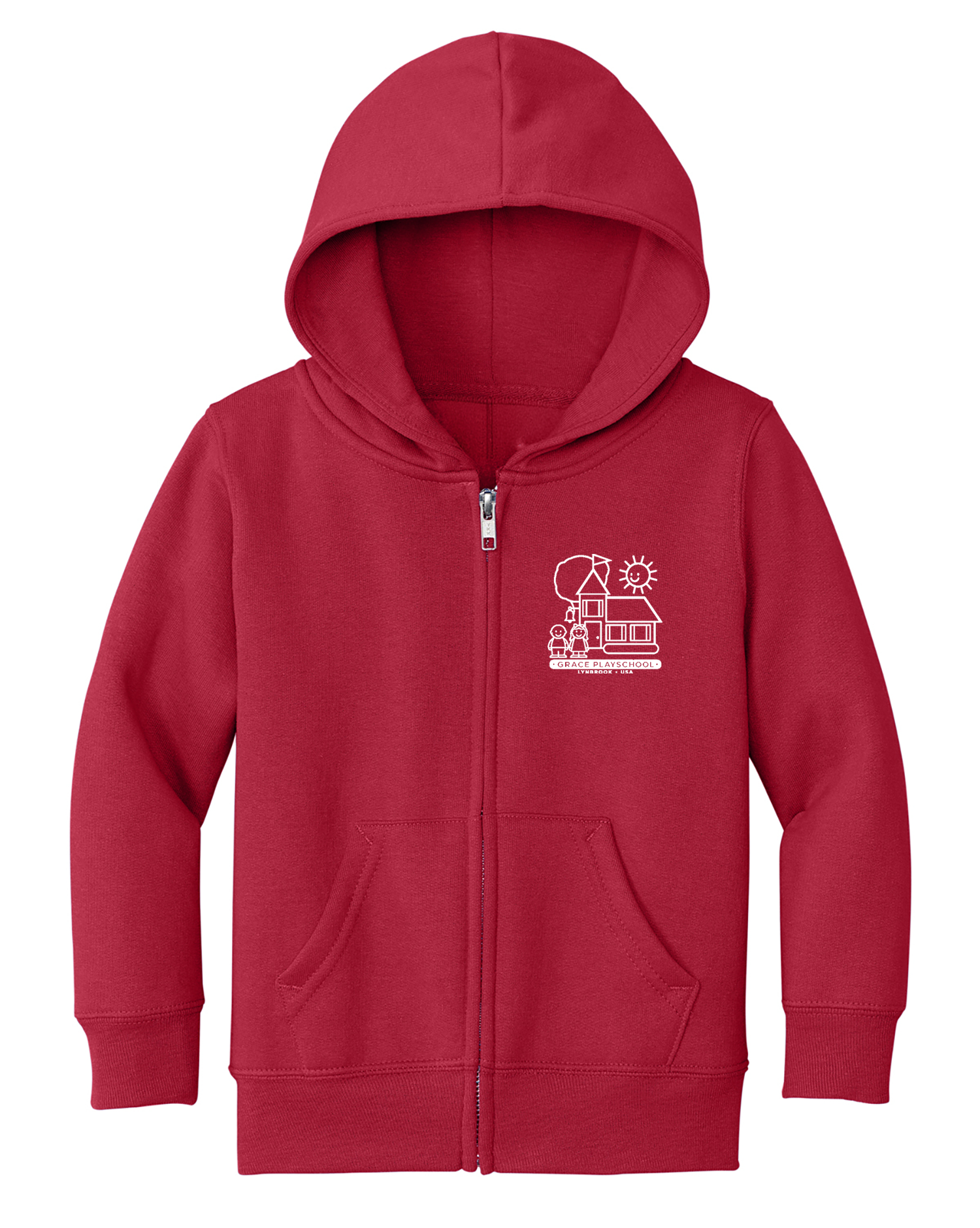 GRACE PLAYSCHOOL TODDLER FULL ZIP HOODIE