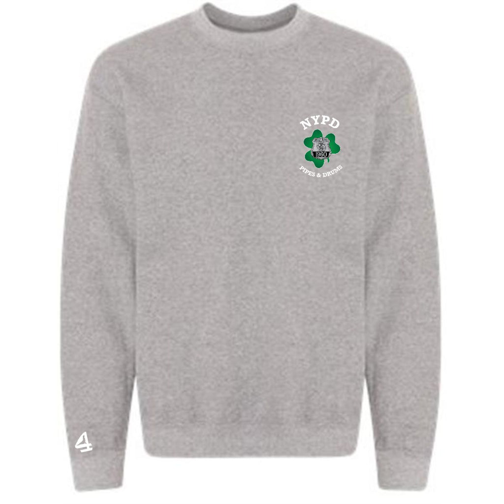 NYPD PIPES AND DRUMS Shamrock Crewneck