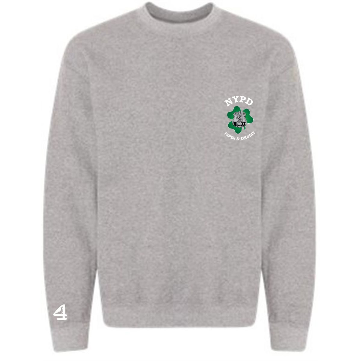 NYPD PIPES AND DRUMS Shield Crewneck