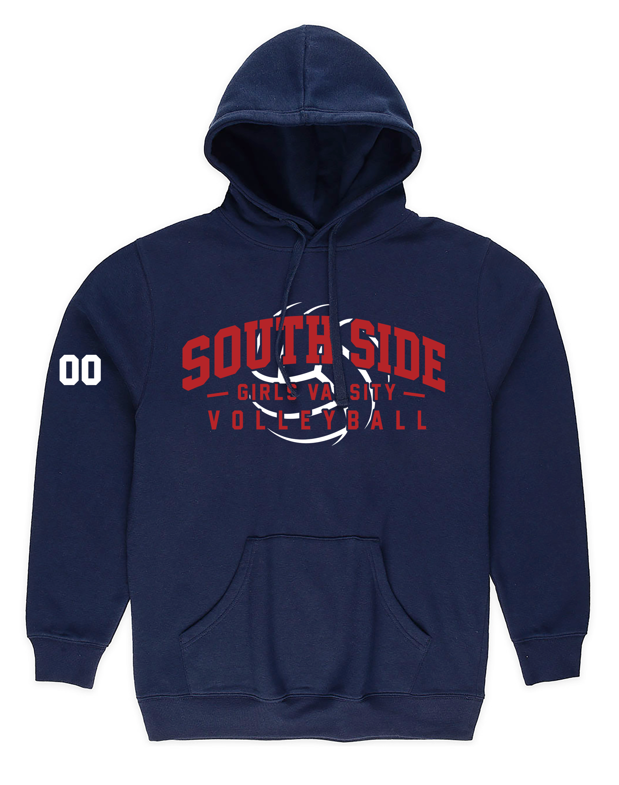 SOUTH SIDE GIRLS VARSITY VOLLEYBALL HOODIE