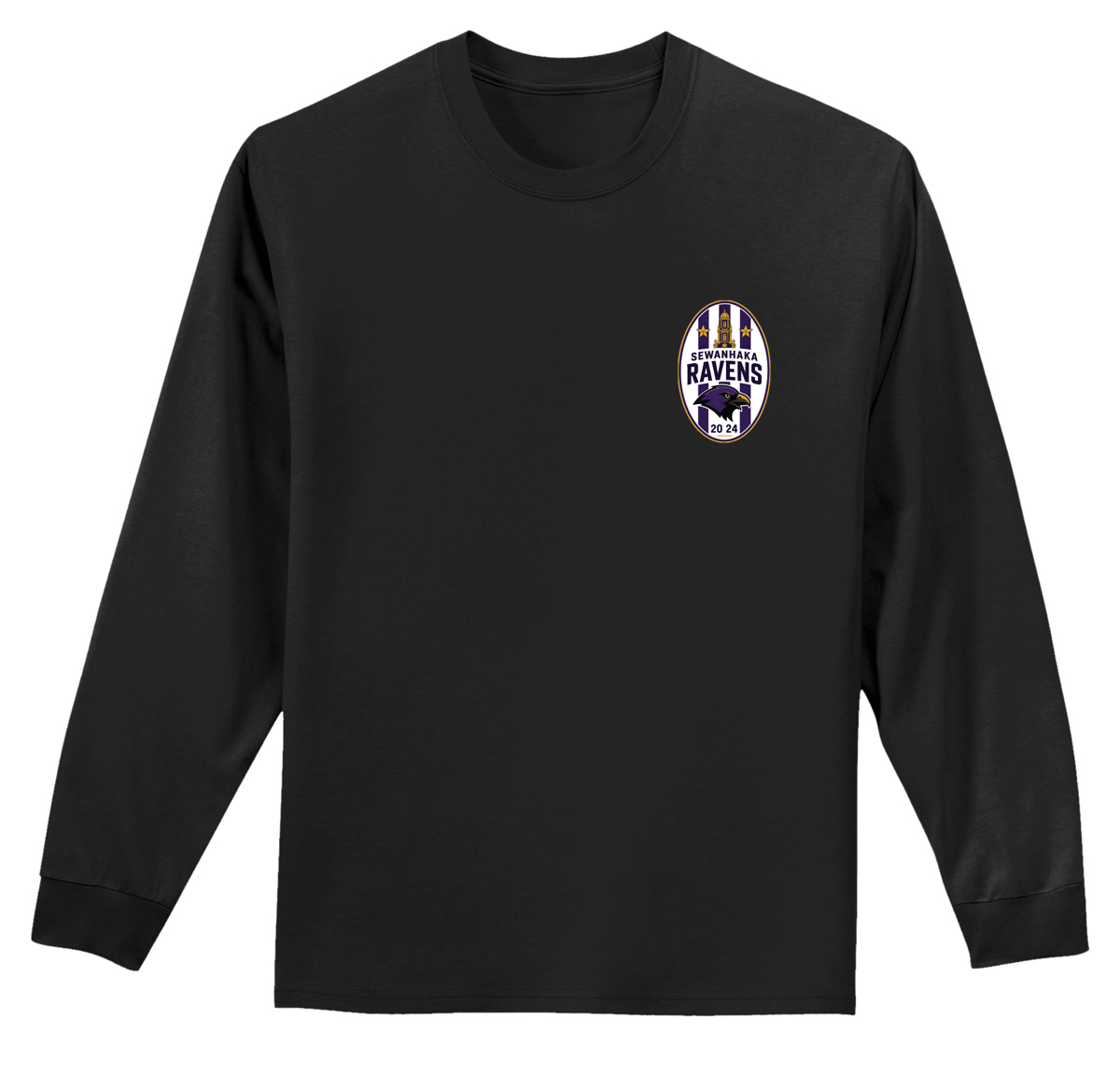 SEWANHAKA RAVENS BOYS SOCCER LONG SLEEVE SHIRT 8400/5400B