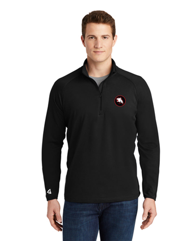 Bobcats Football Touchdown  1/4 Zip