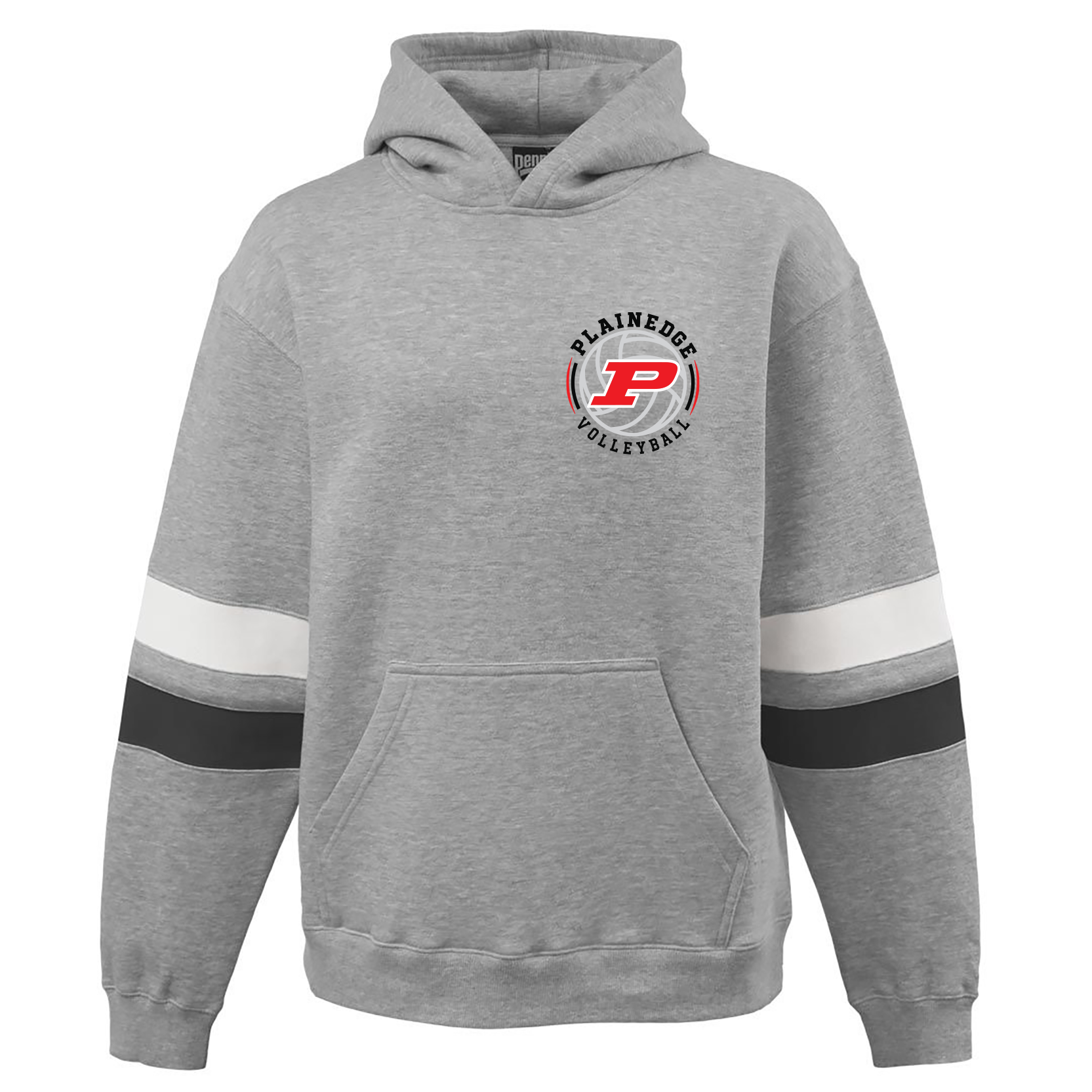 PLAINEDGE VOLLEYBALL Pennant Varsity Hoodie