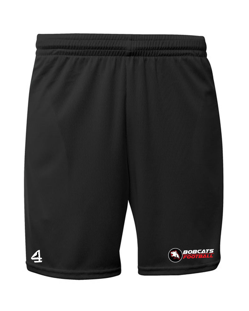 Bobcats Football Touchdown  7" Mesh Shorts w/Pockets