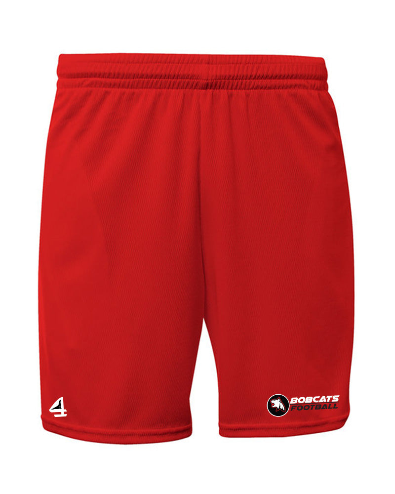 Bobcats Football Touchdown  7" Mesh Shorts w/Pockets