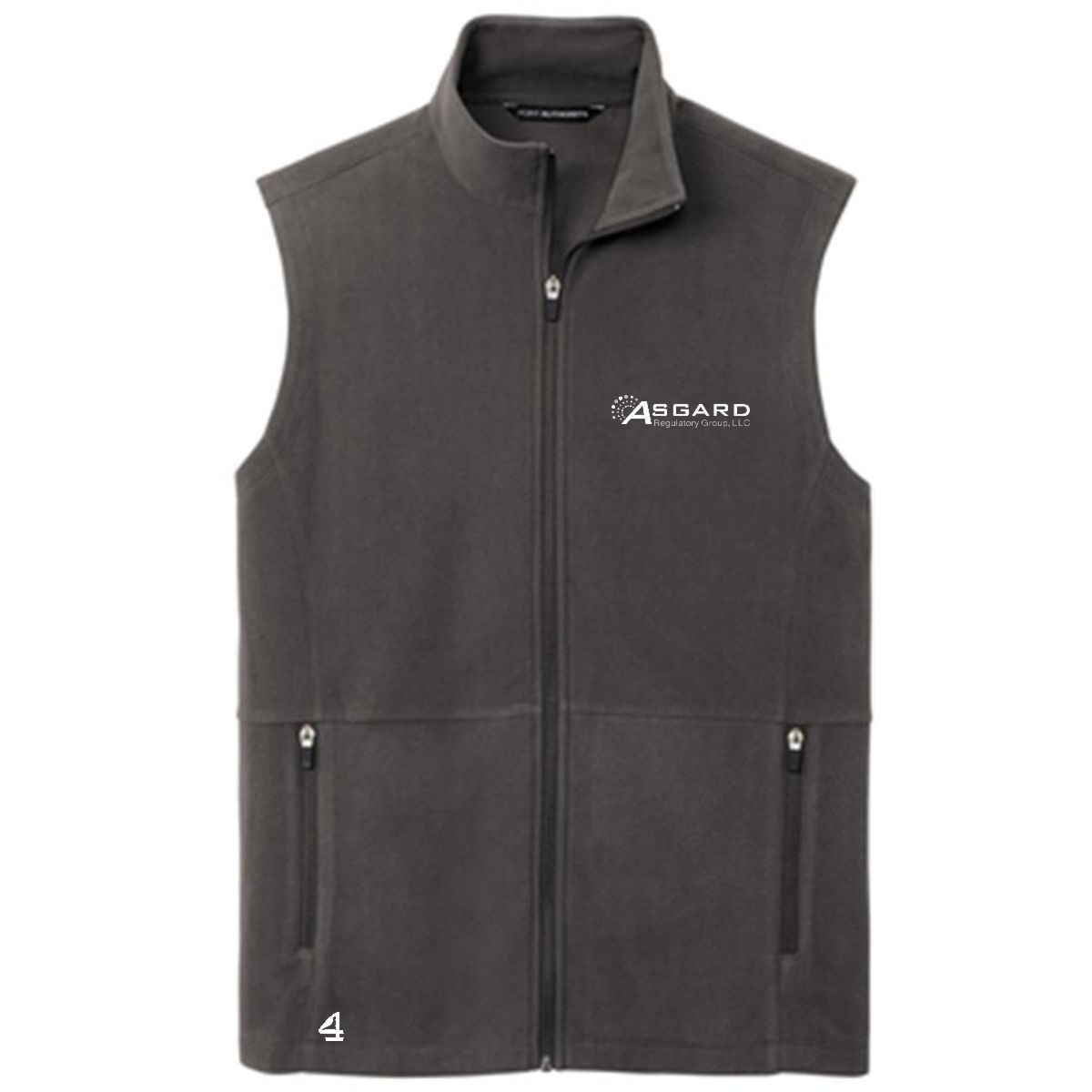 ASGARD Mens Embroidered Microfleece Vest