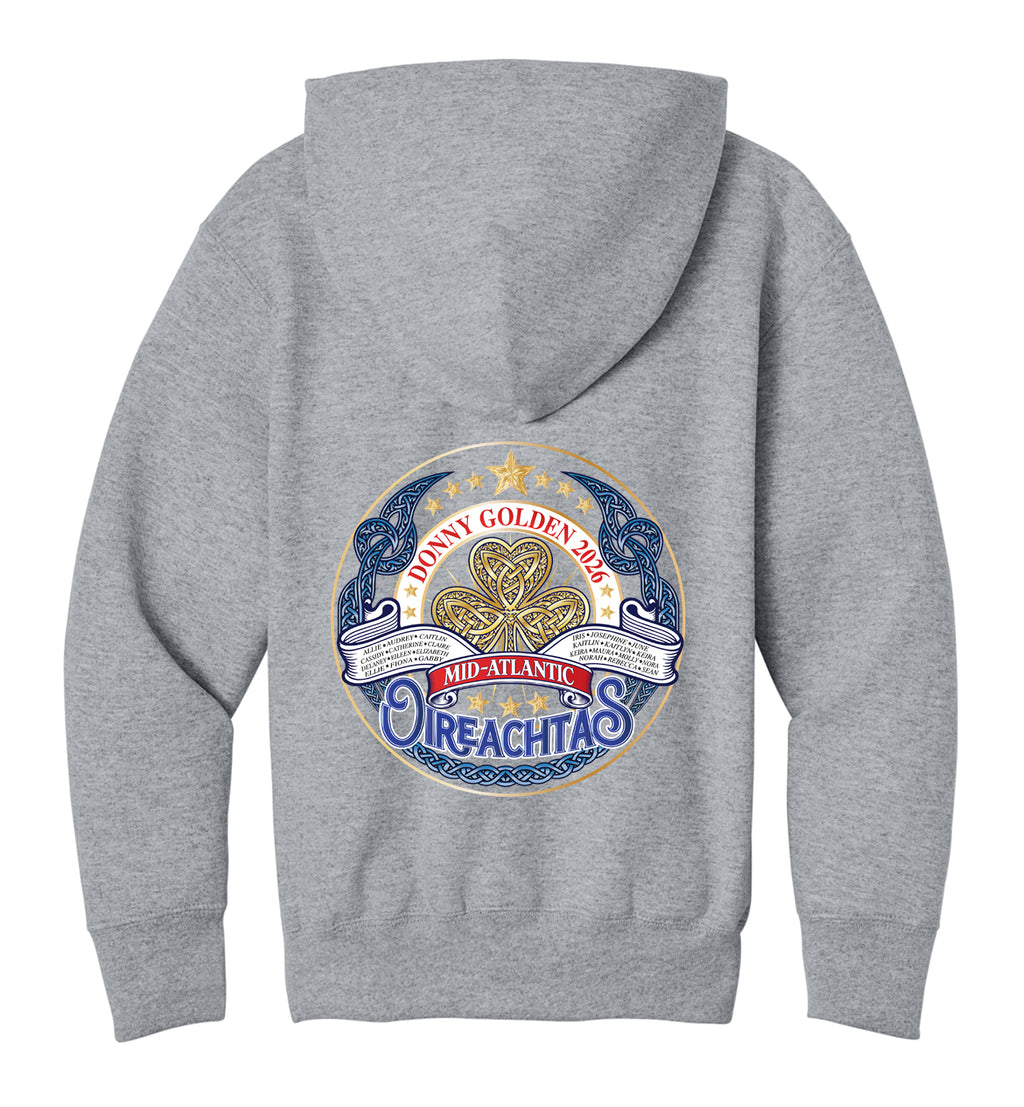 LIMITED  TIME DONNY GOLDEN FULL ZIP YOUTH HOODIE PCZ8YZH